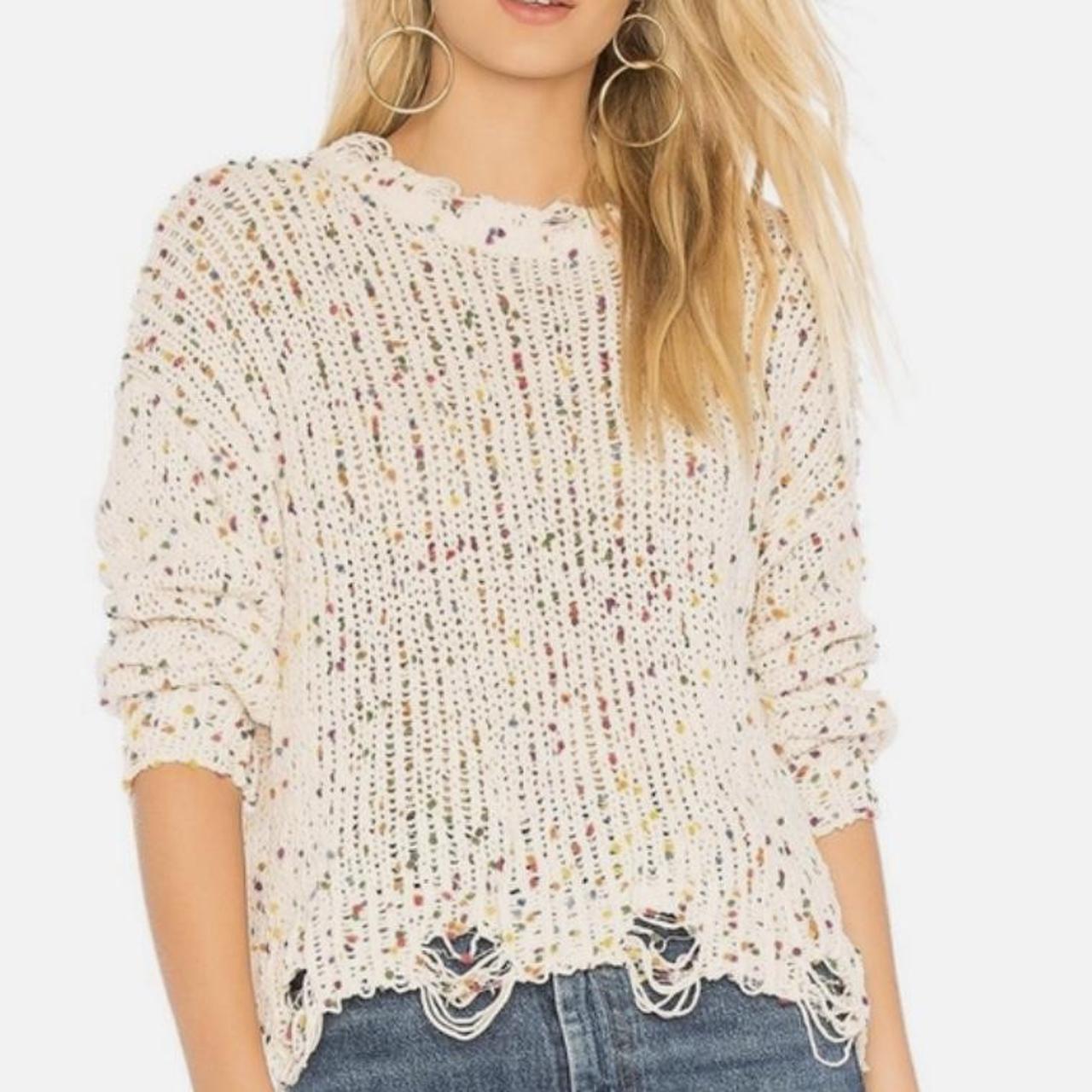 Confetti sweater clearance distressed