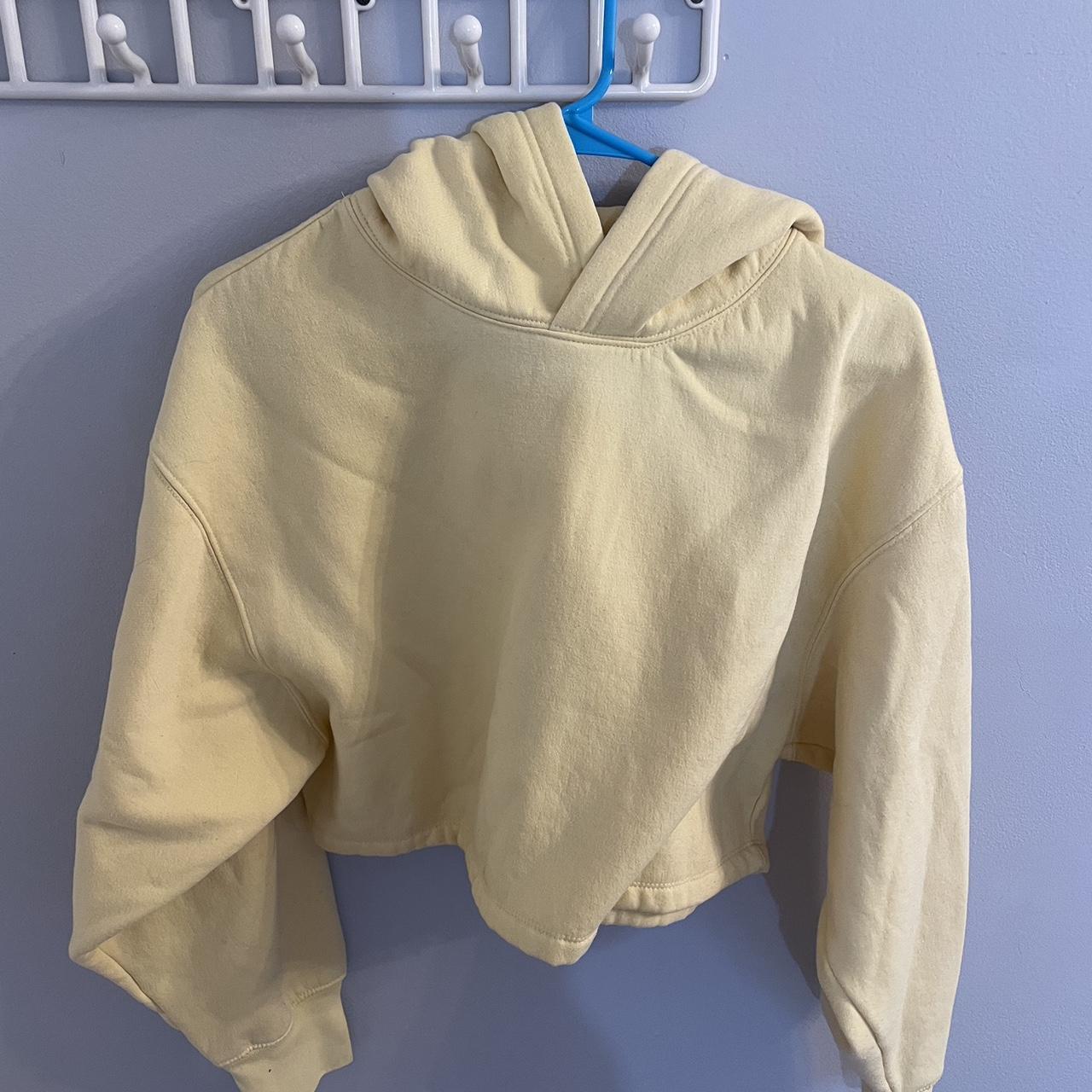 GLASSONS yellow cropped hoodie So super cute perfect... Depop