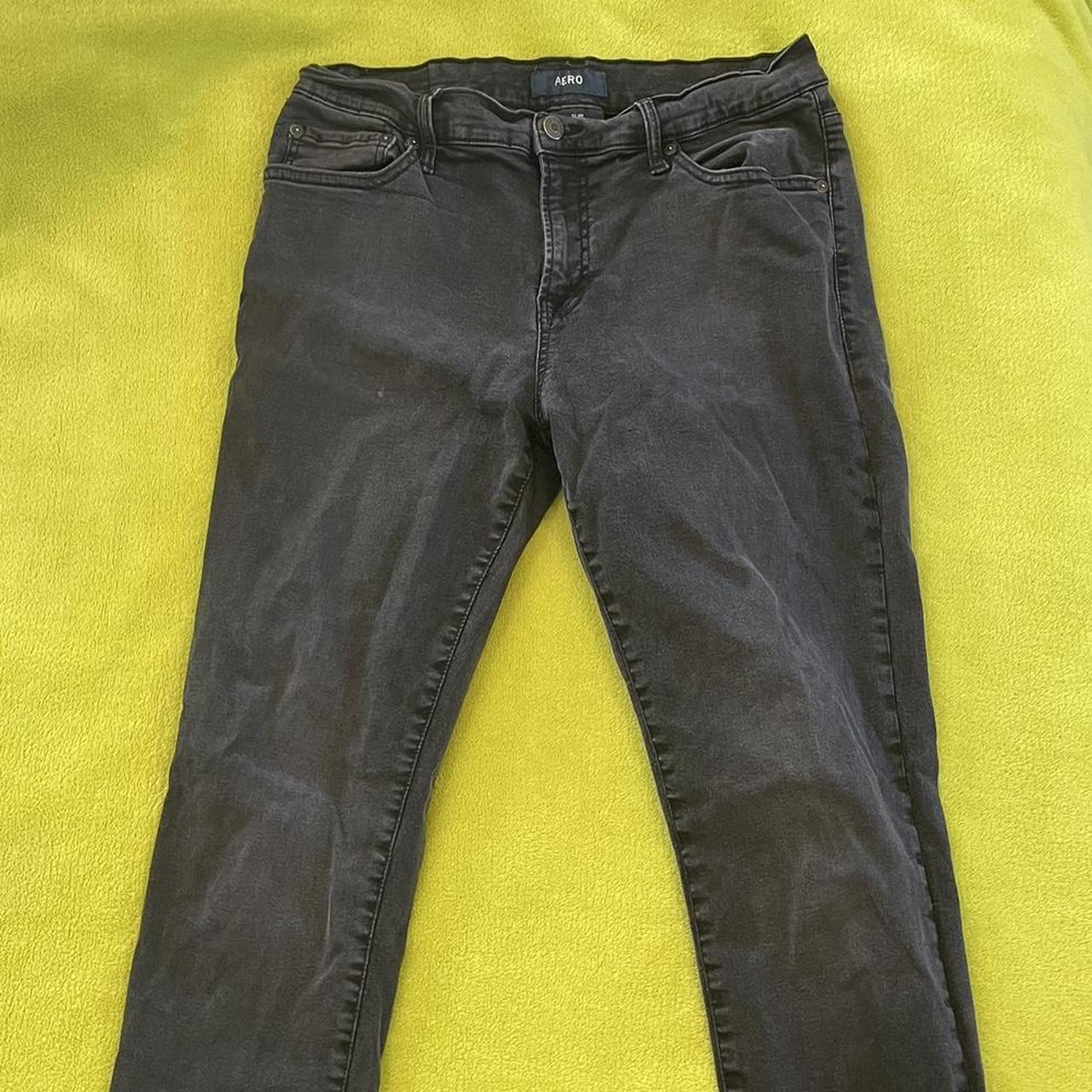 Aeropostale Men's Black Jeans Depop