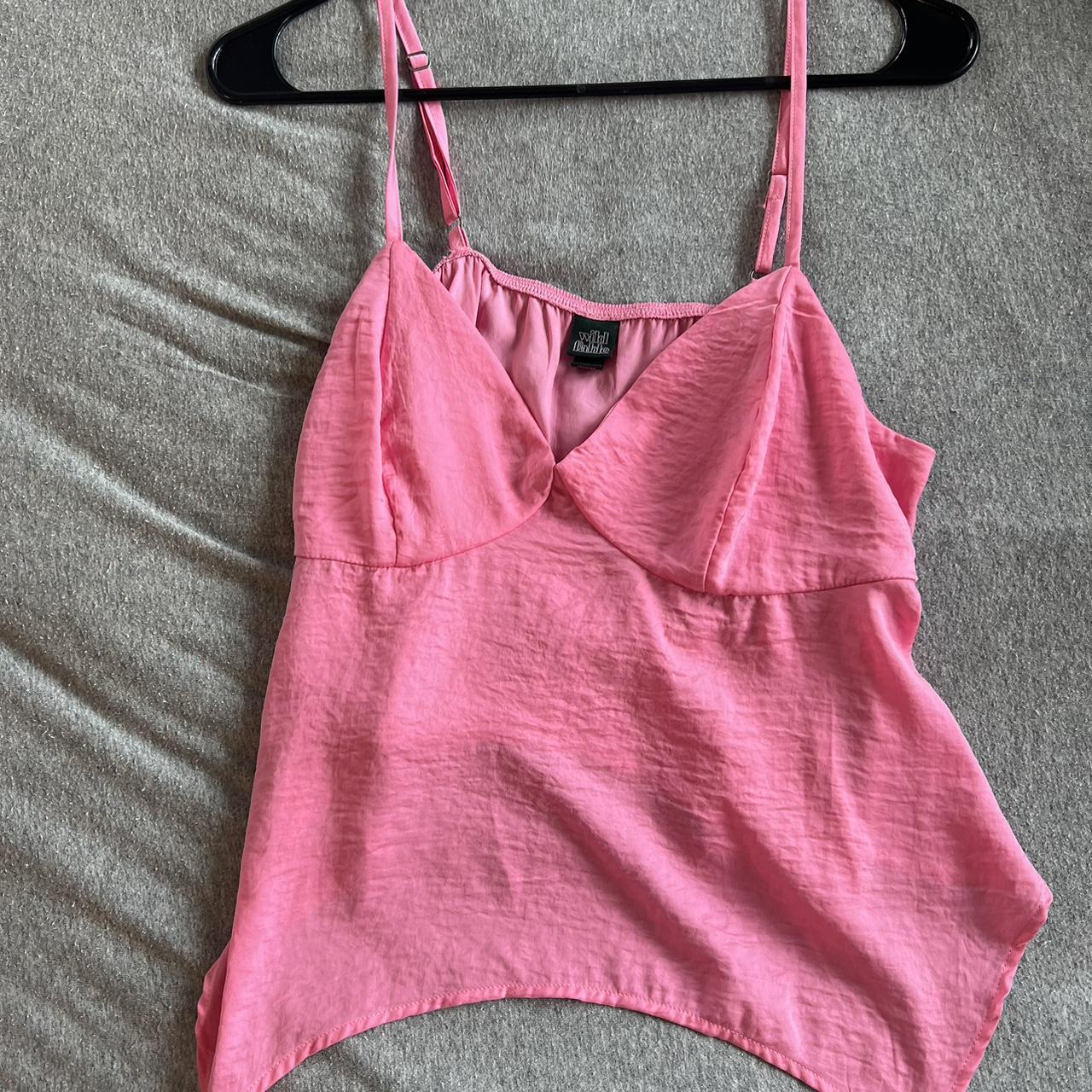 wild fable pink tank, size M - Depop