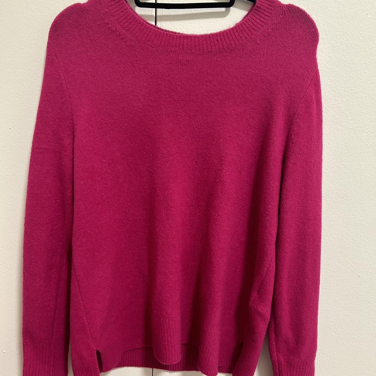 J crew hot pink sweater best sale