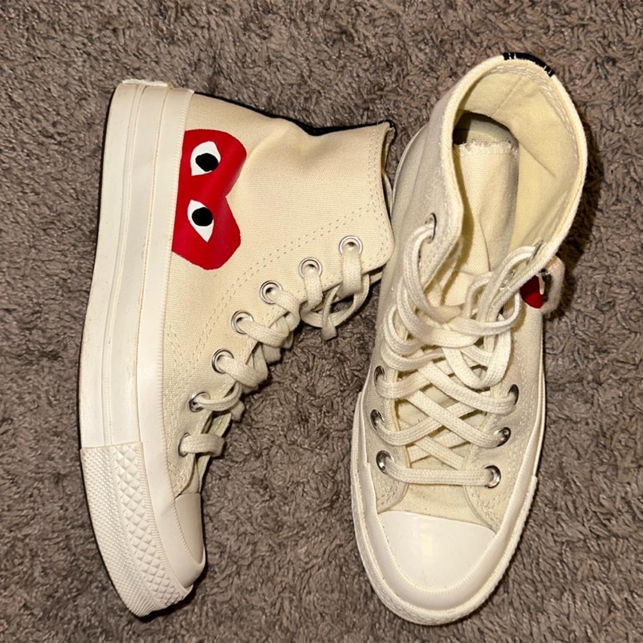 Converse cdg size 5 on sale