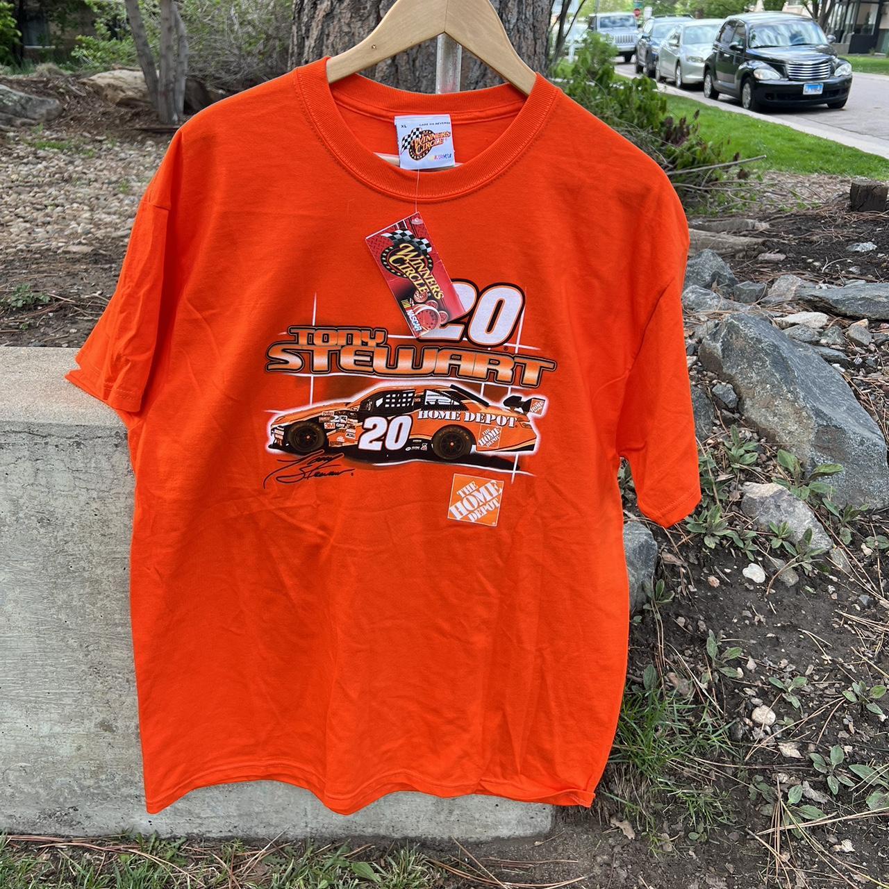 American Vintage Men's Red and Orange T-shirt | Depop