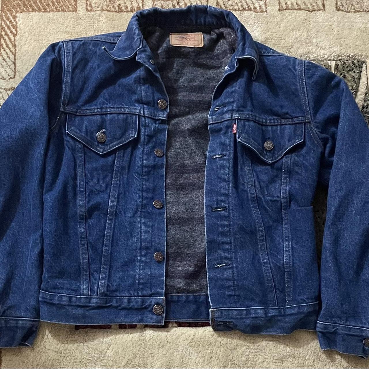 Vintage Levi Jacket 20 x 22 Missing Size Tag - Depop