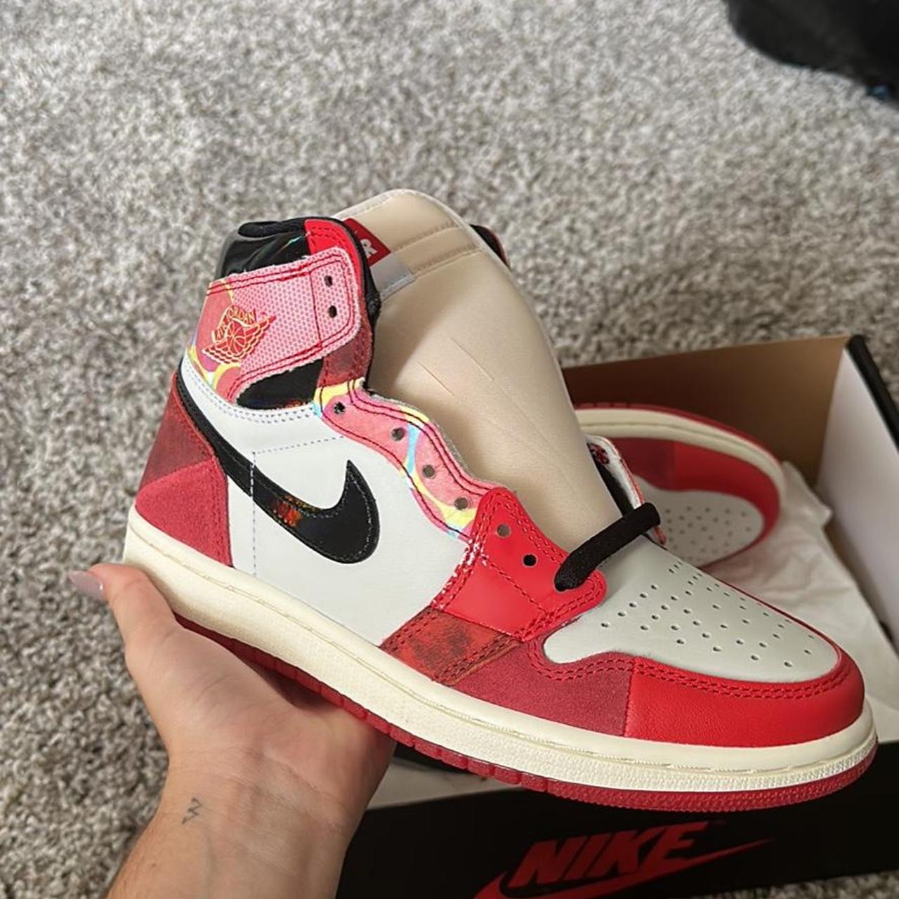 air jordan 1 spiderman special box