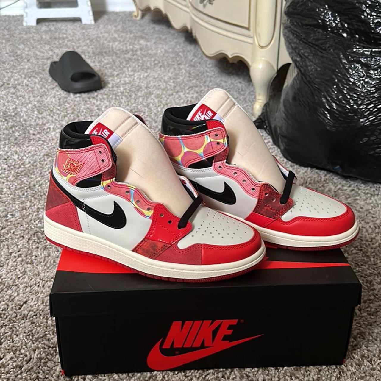 air jordan 1 spiderman special box
