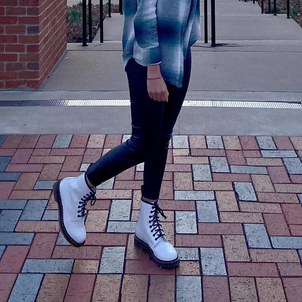 ひいさん　Dr. Martens Jemima ホワイト・ブラック　UK5 ひいさん Dr. Martens Jemima ホワイト・ブラック UK5 ひいさん様専用