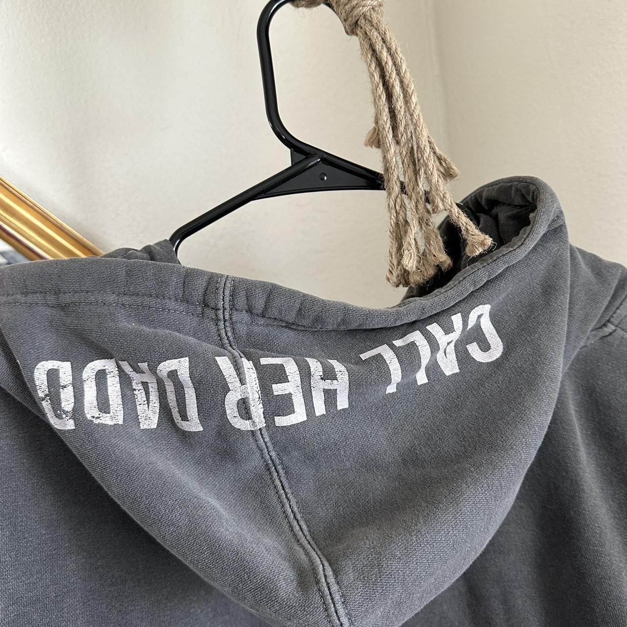 Barstool Sports Women's Grey and White Hoodie Depop