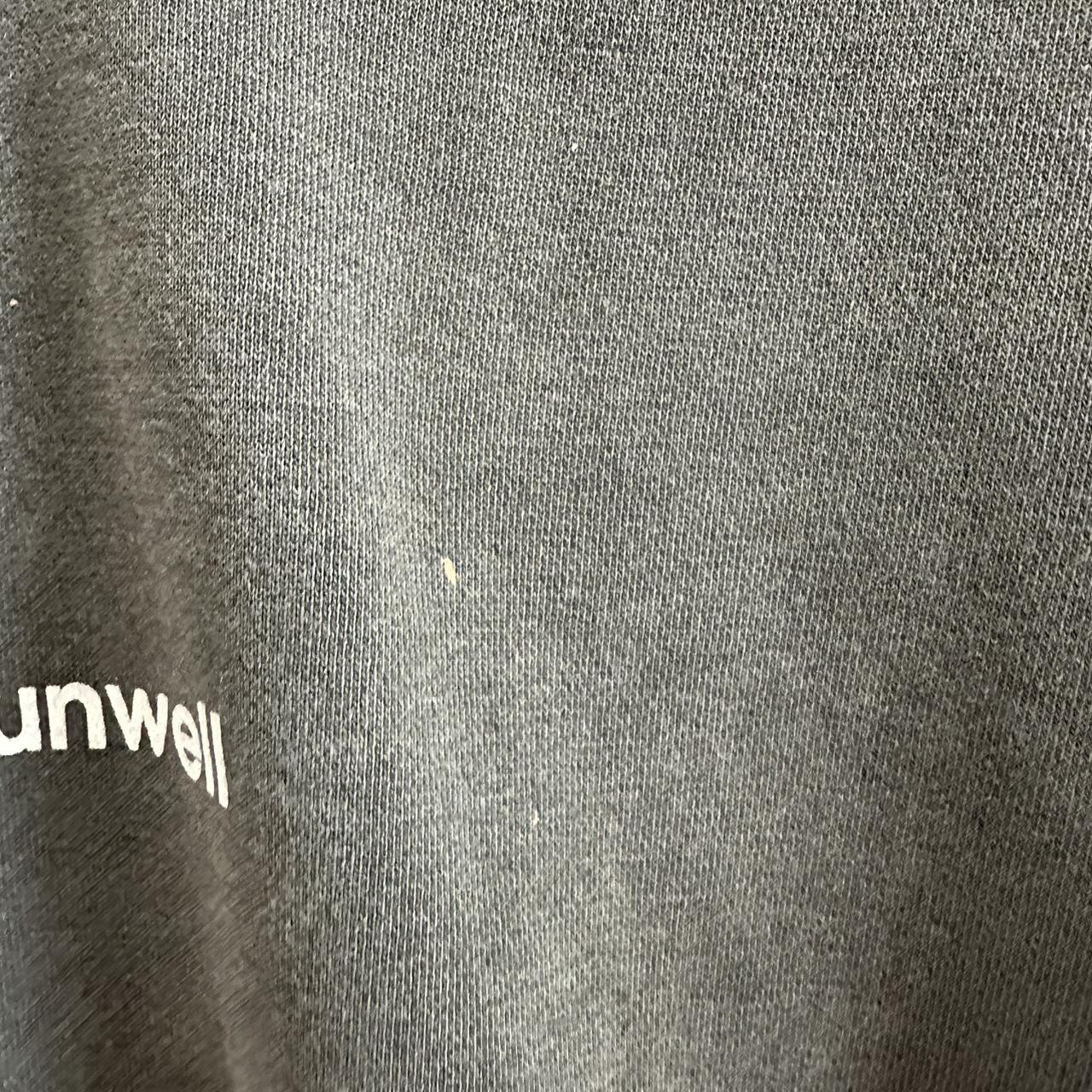 Barstool Sports Women's Grey and White Hoodie Depop