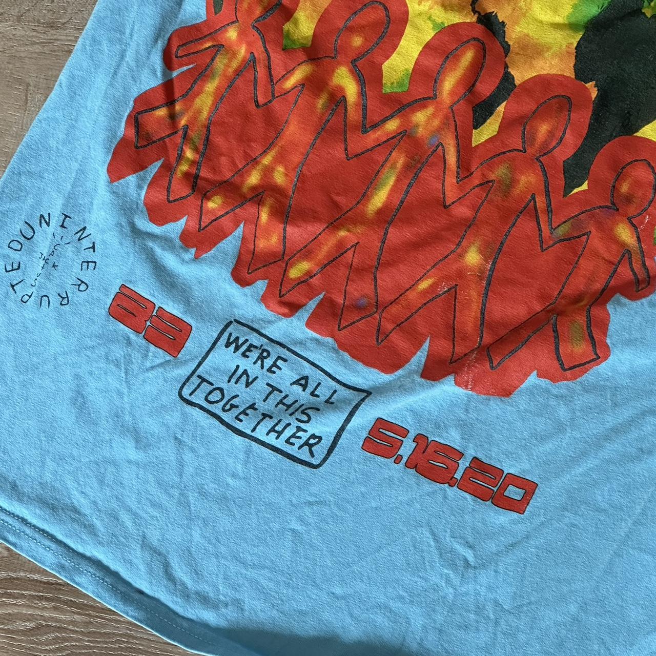 Travis Scott Cactus Jack “Fragment Manifest” T-Shirt - Depop