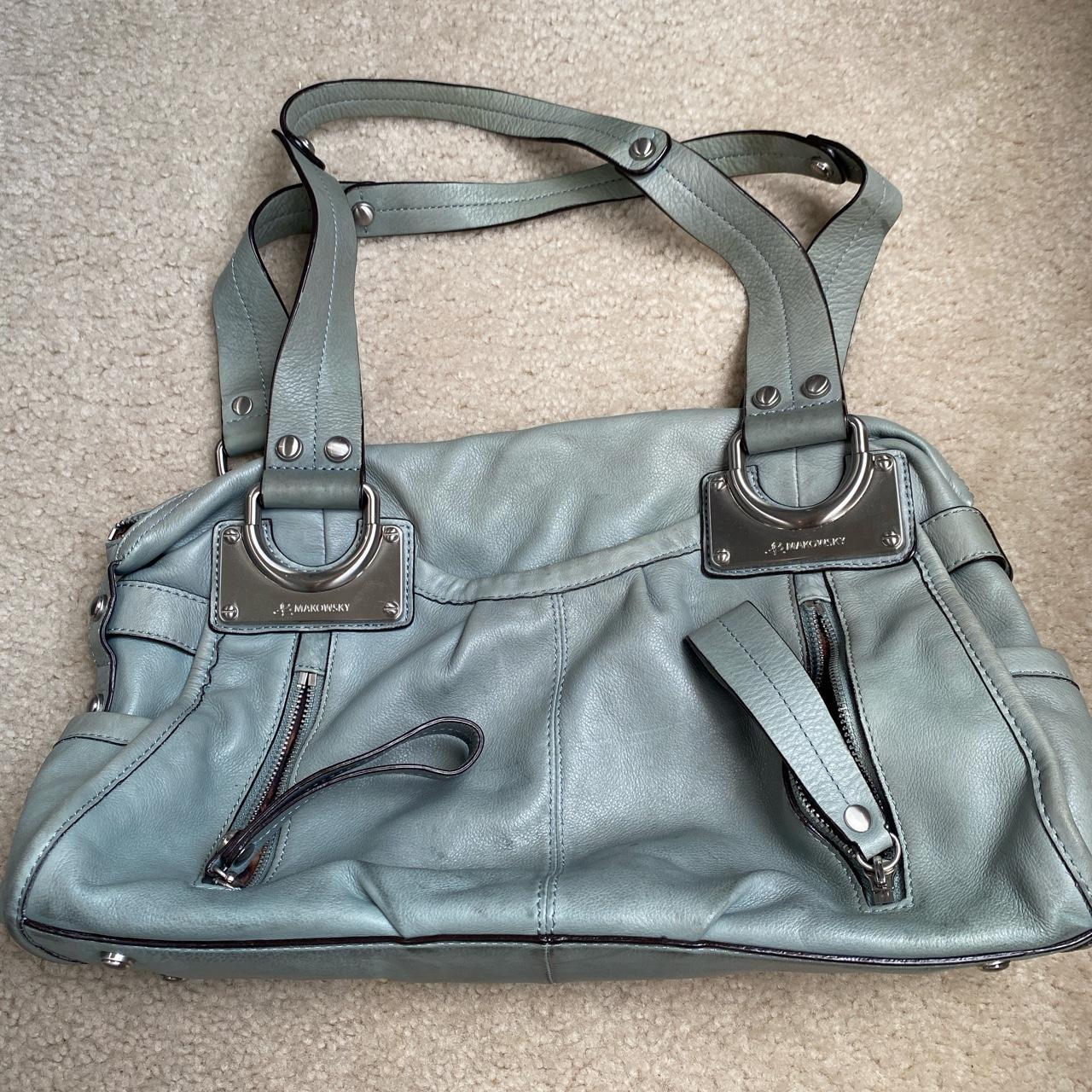 b. makowsky Pewter Columbia Shopper Studded Should | Nuuly Thrift
