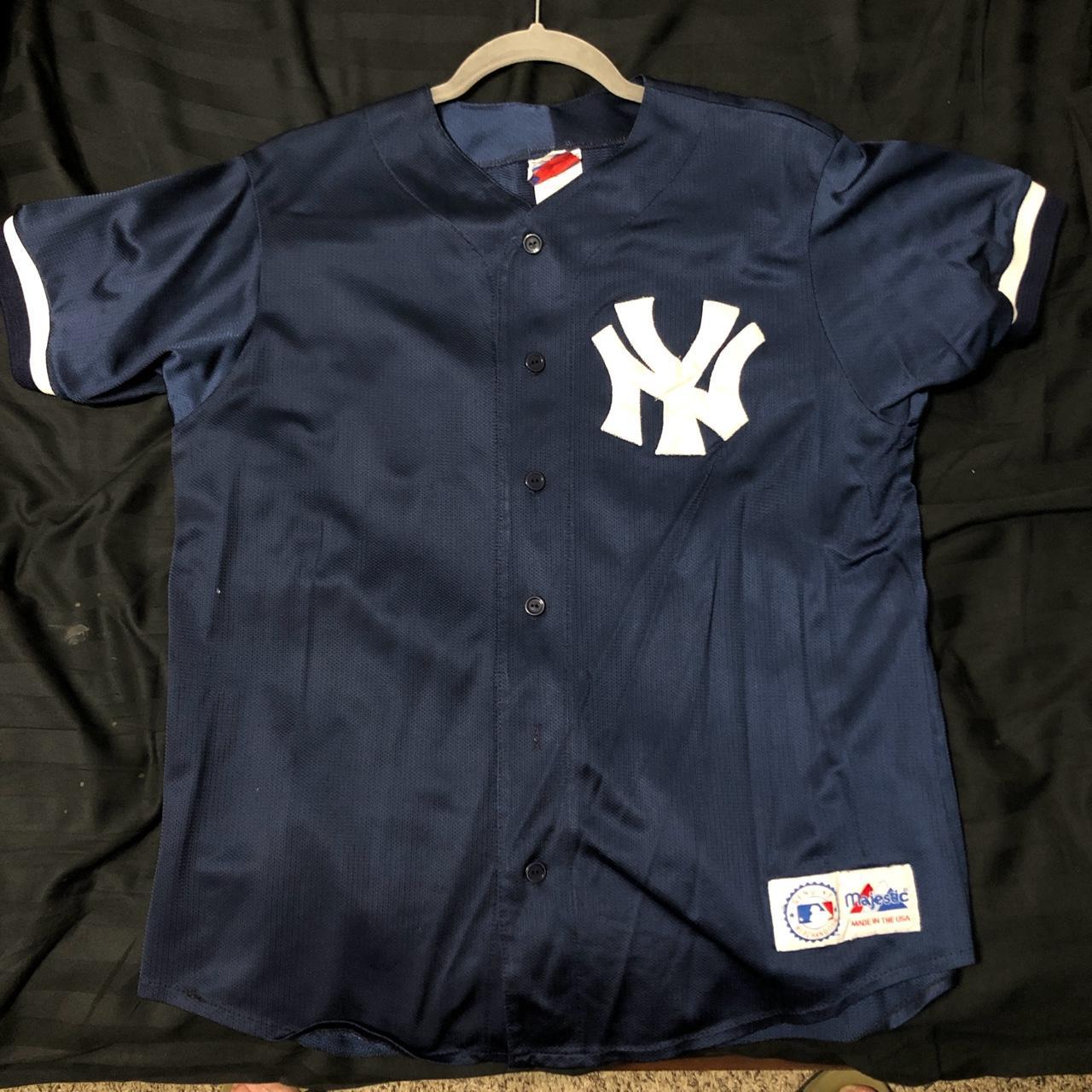 Vintage New York Yankees Pin-Striped Babe Ruth - Depop