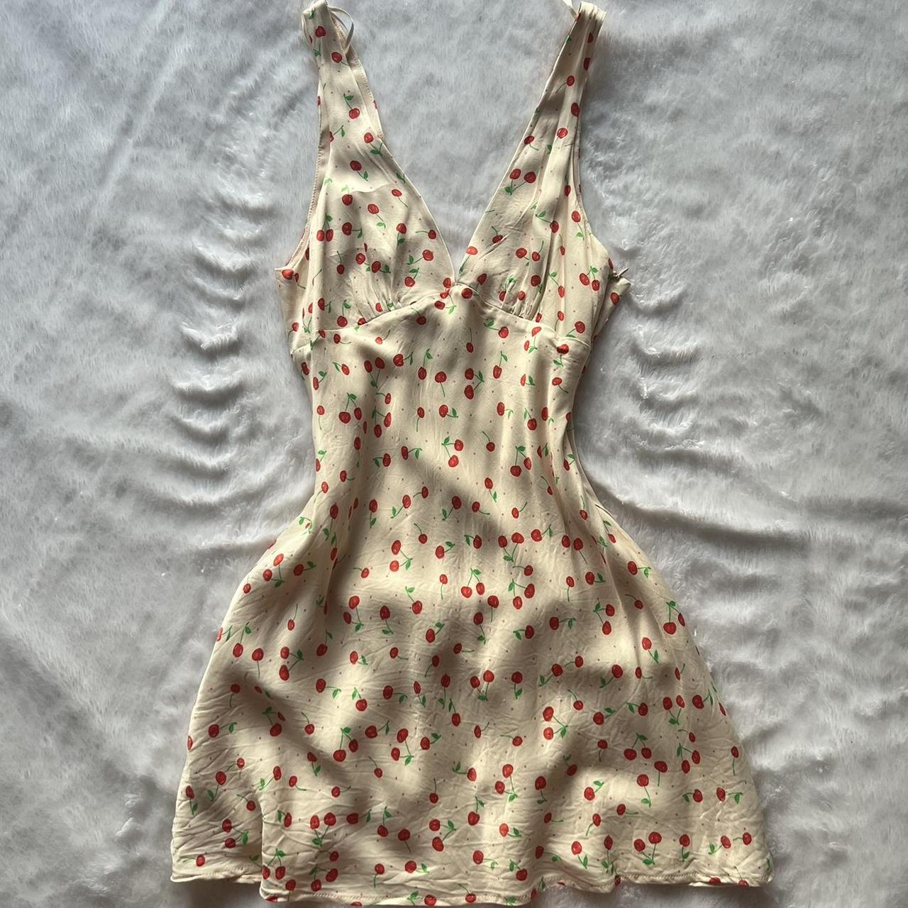 Zara Cherry Mini Dress One of the cutest dresses... Depop