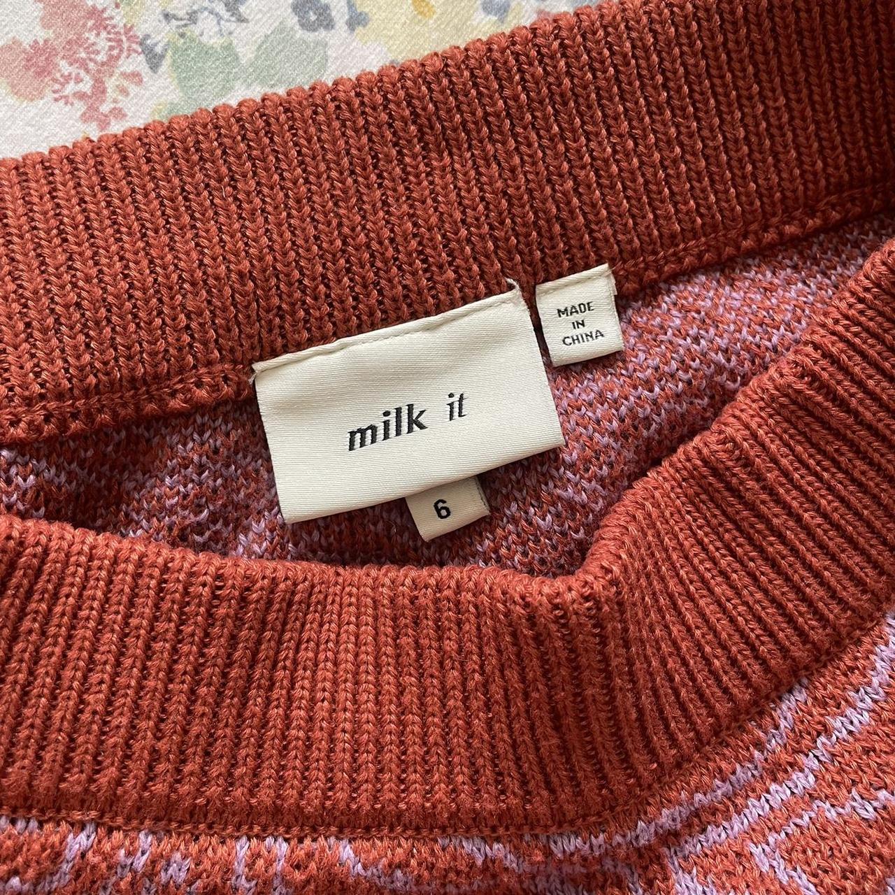 Milk It Women's Orange and Purple Skirt (3)