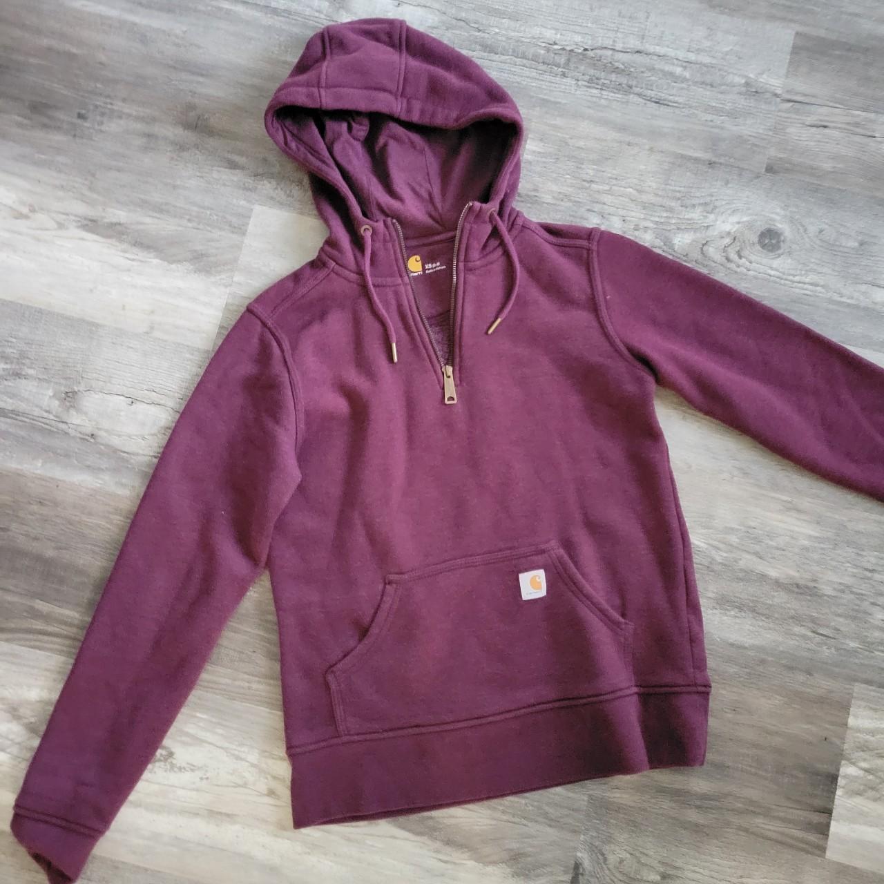 Women's maroon carhartt online hoodie