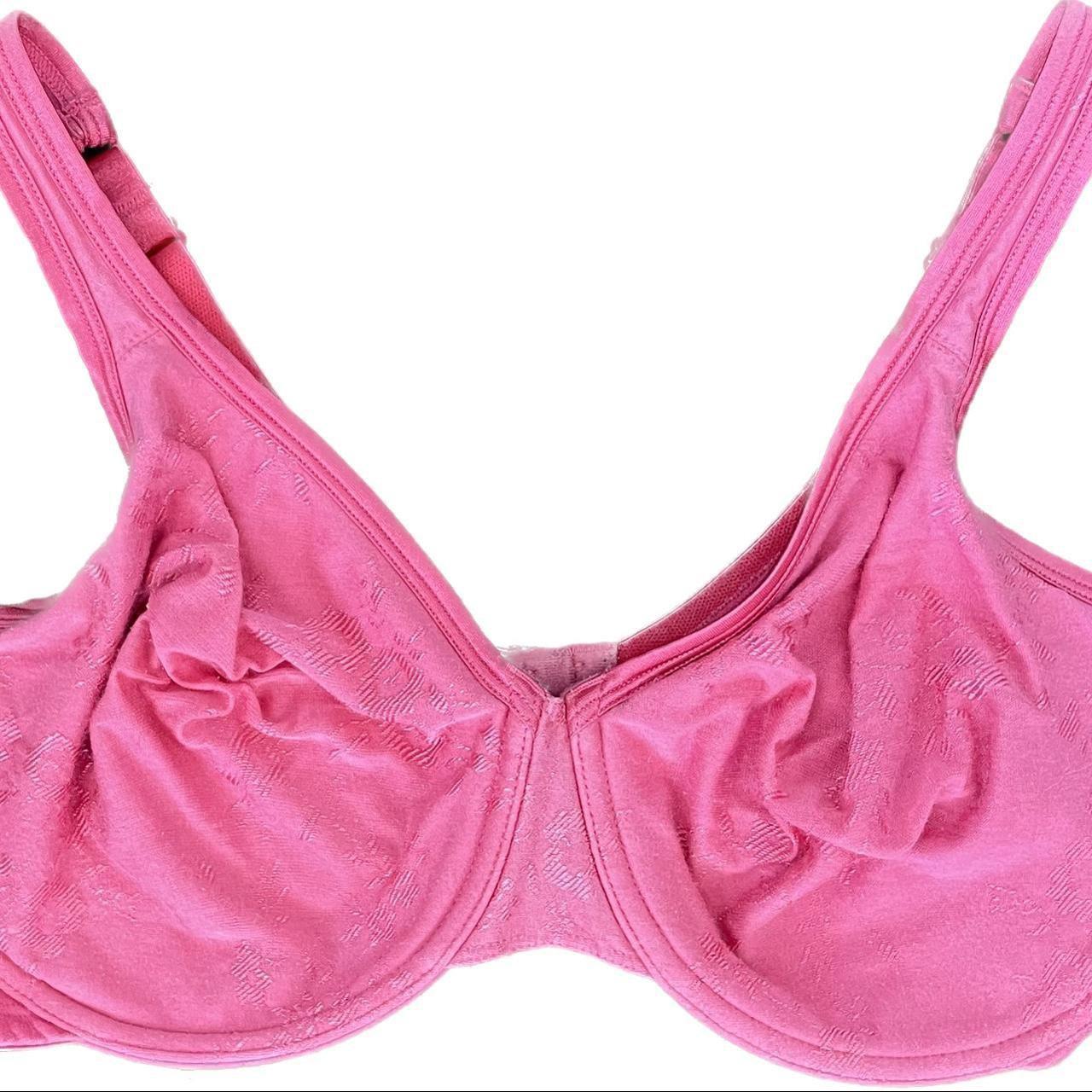Vintage pink 38DD 90's bra! They just don't make - Depop