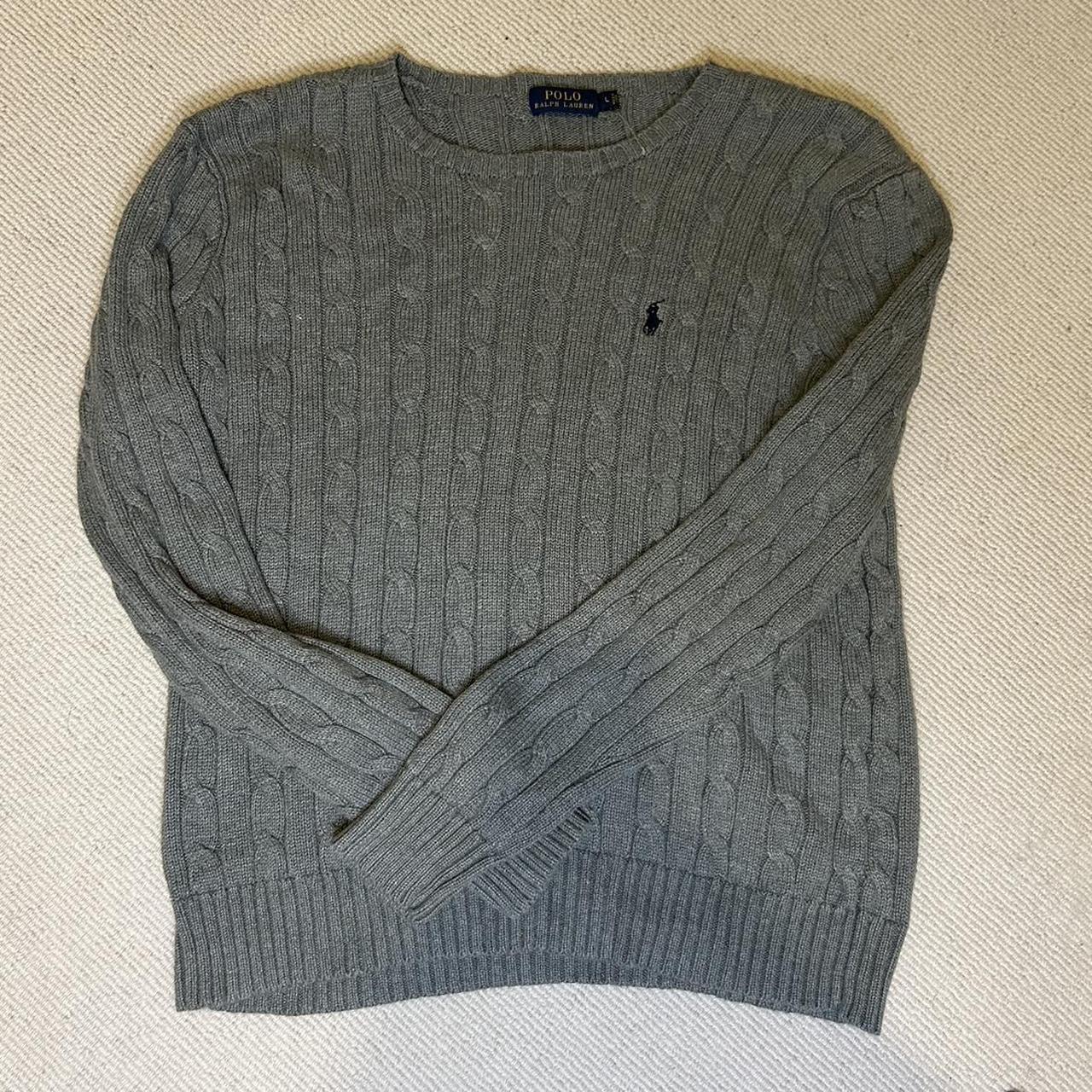 polo ralph lauren knit - size large but fits well a... - Depop
