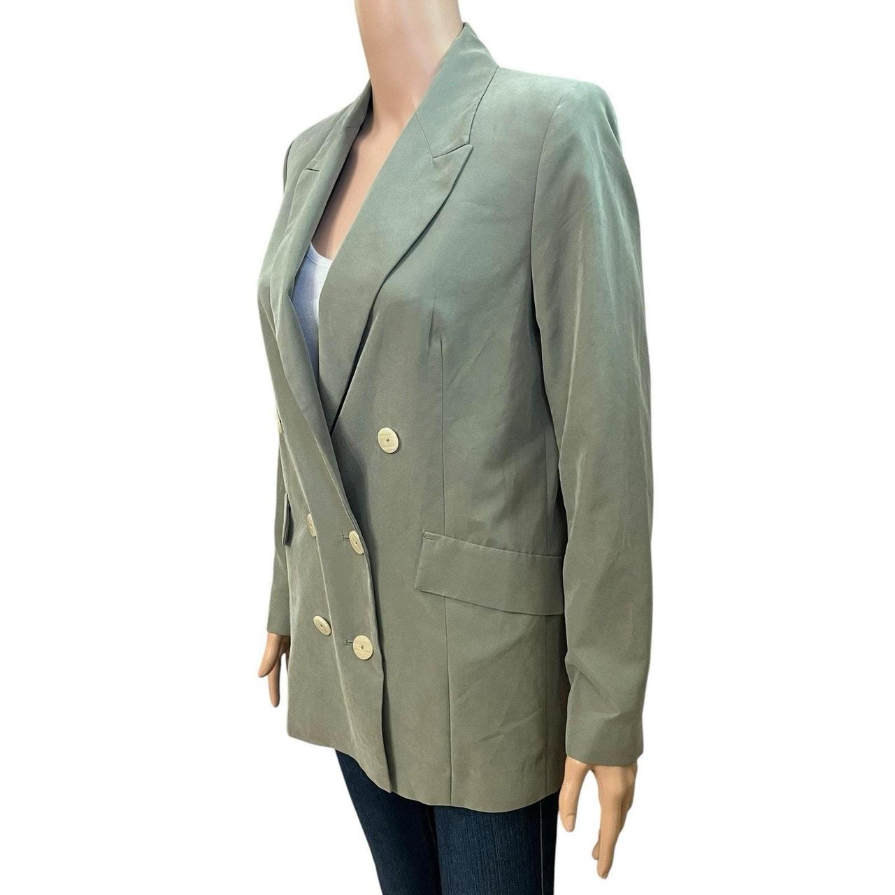 Mango Women's Blazer Jacket - Green - XS – Mango … - image 2