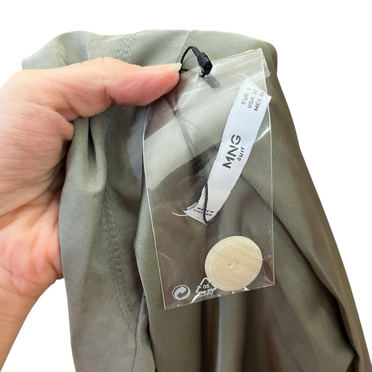 Mango Women's Blazer Jacket - Green - XS – Mango … - image 5