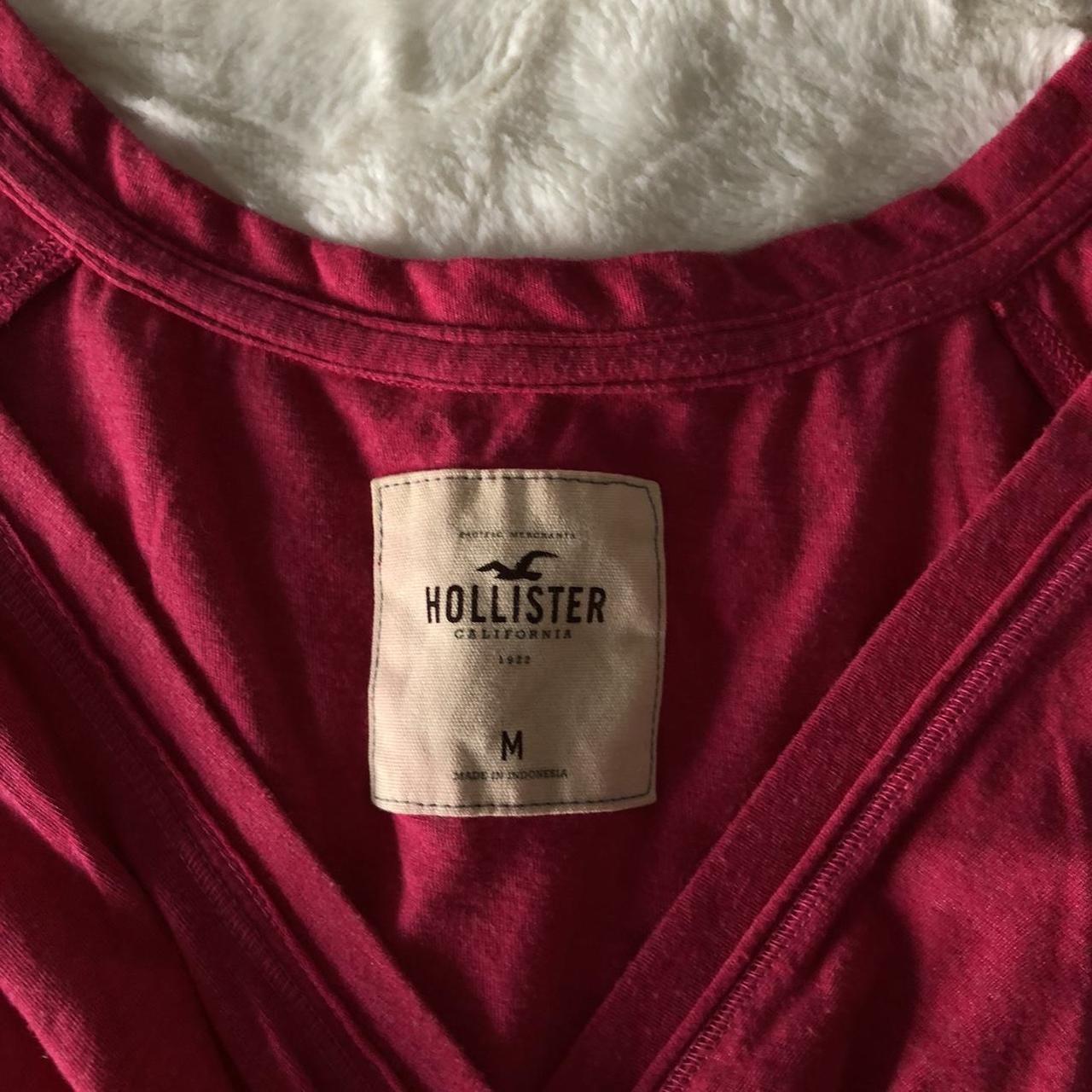 Rare 2000s Hollister pink babydoll top. Very... - Depop