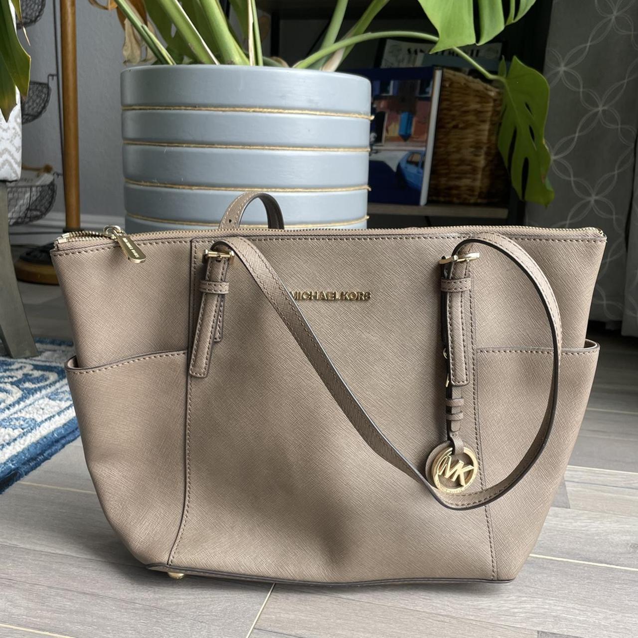 MICHAEL by Michael Kors jet set large tote bag Grain Depop