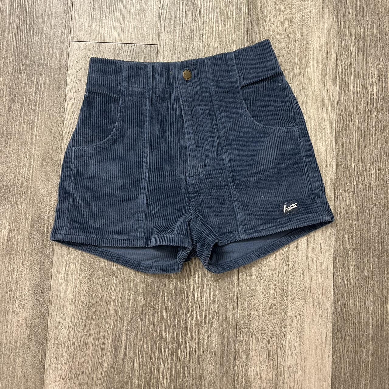 hammies navy blue shorts!! only worn once!!... - Depop