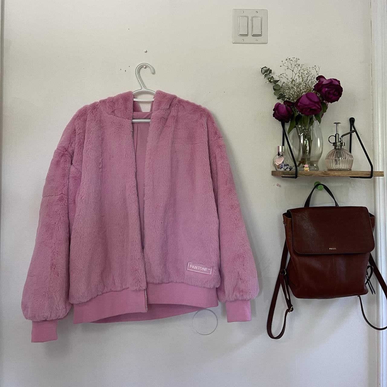 Forever 21 outlet pink bomber jacket