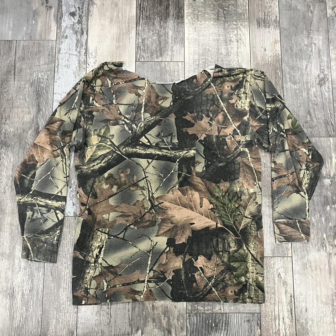 Camo blank long sleeve Size: Large -The top is... - Depop