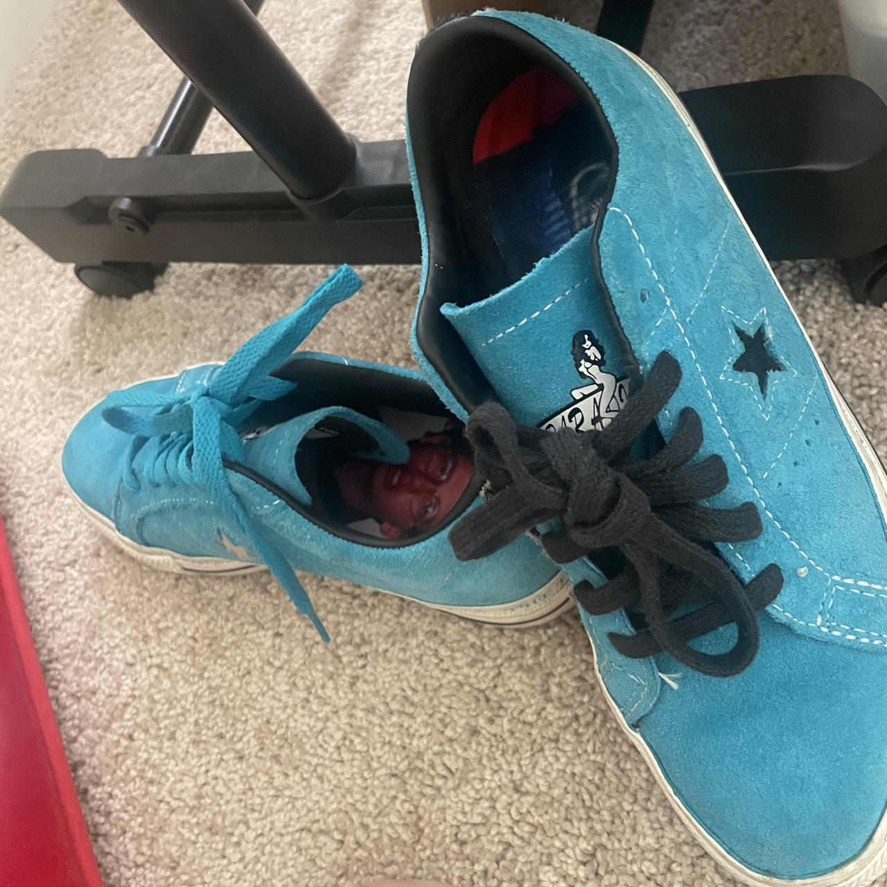 Converse one star turquoise best sale