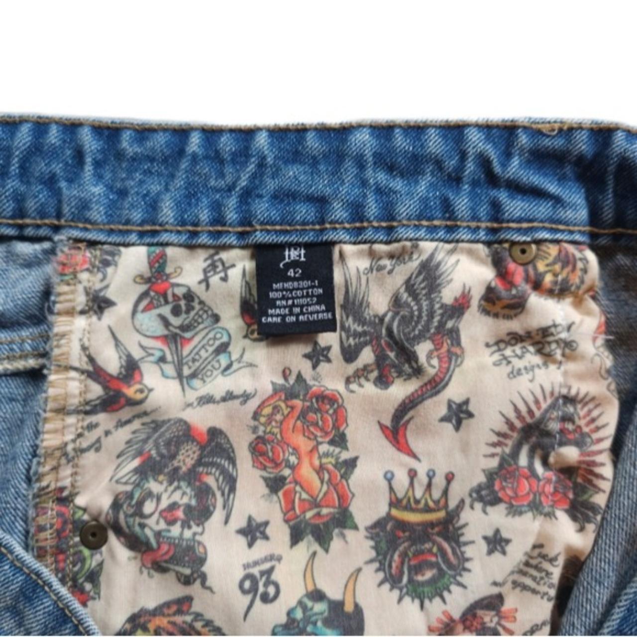 These Ed Hardy brand men's jeans are brand new with... - Depop