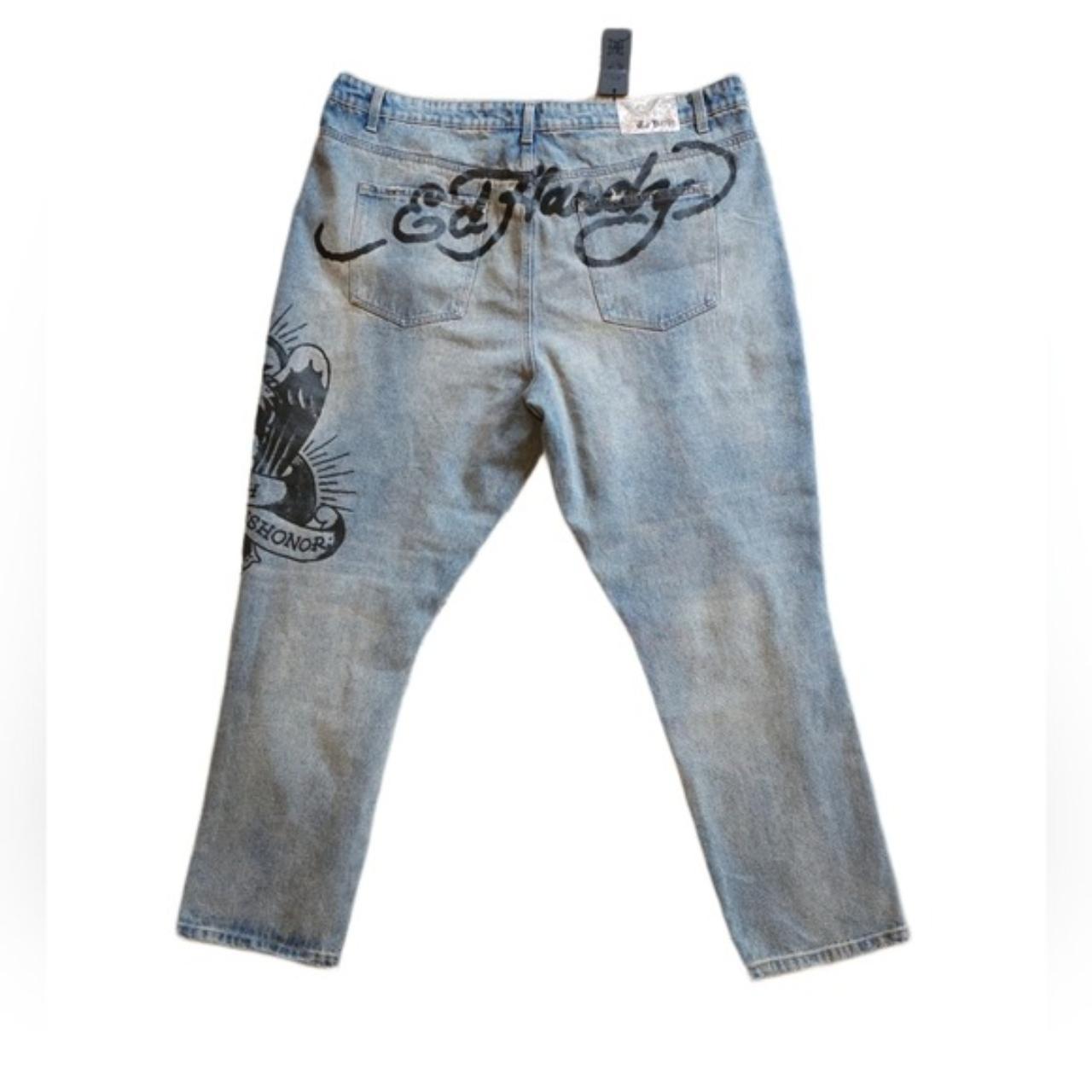 These Ed Hardy brand men's jeans are brand new with... - Depop