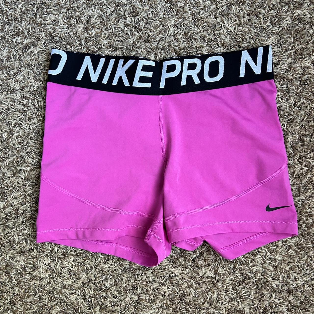 nike pro 3’ shorts color pink (bright) Depop