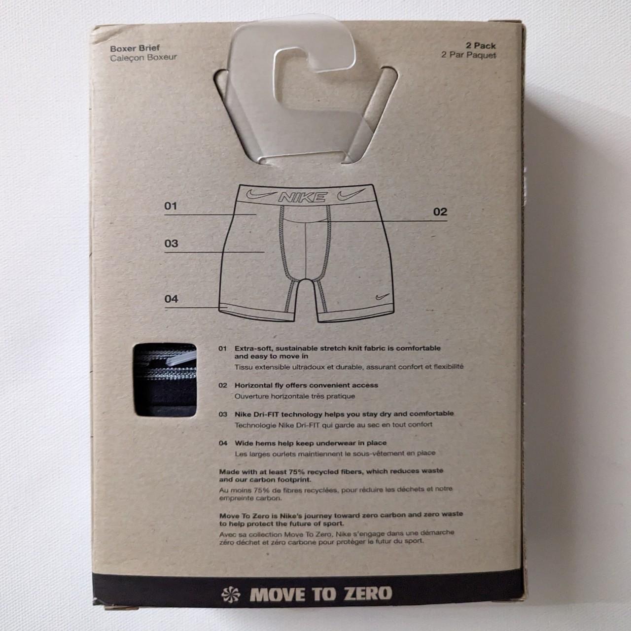 Nike Men's Grey and Green Boxers-and-briefs (3)