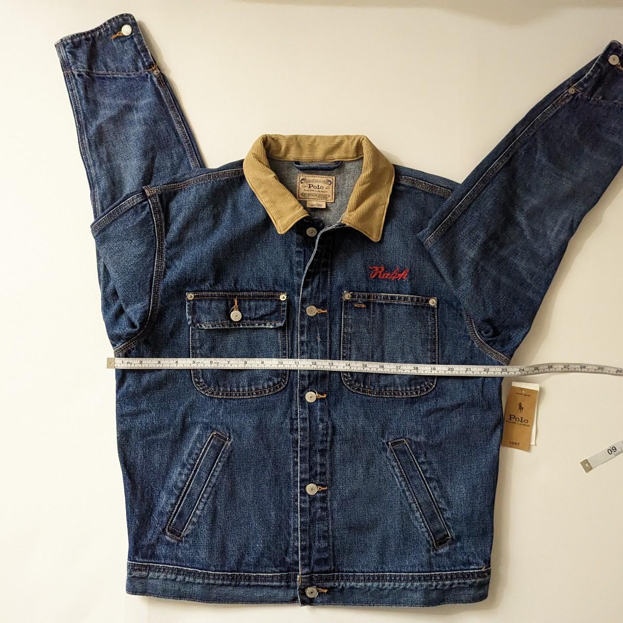 Vintage Polo Ralph Lauren denim jacket Wool flannel - Depop