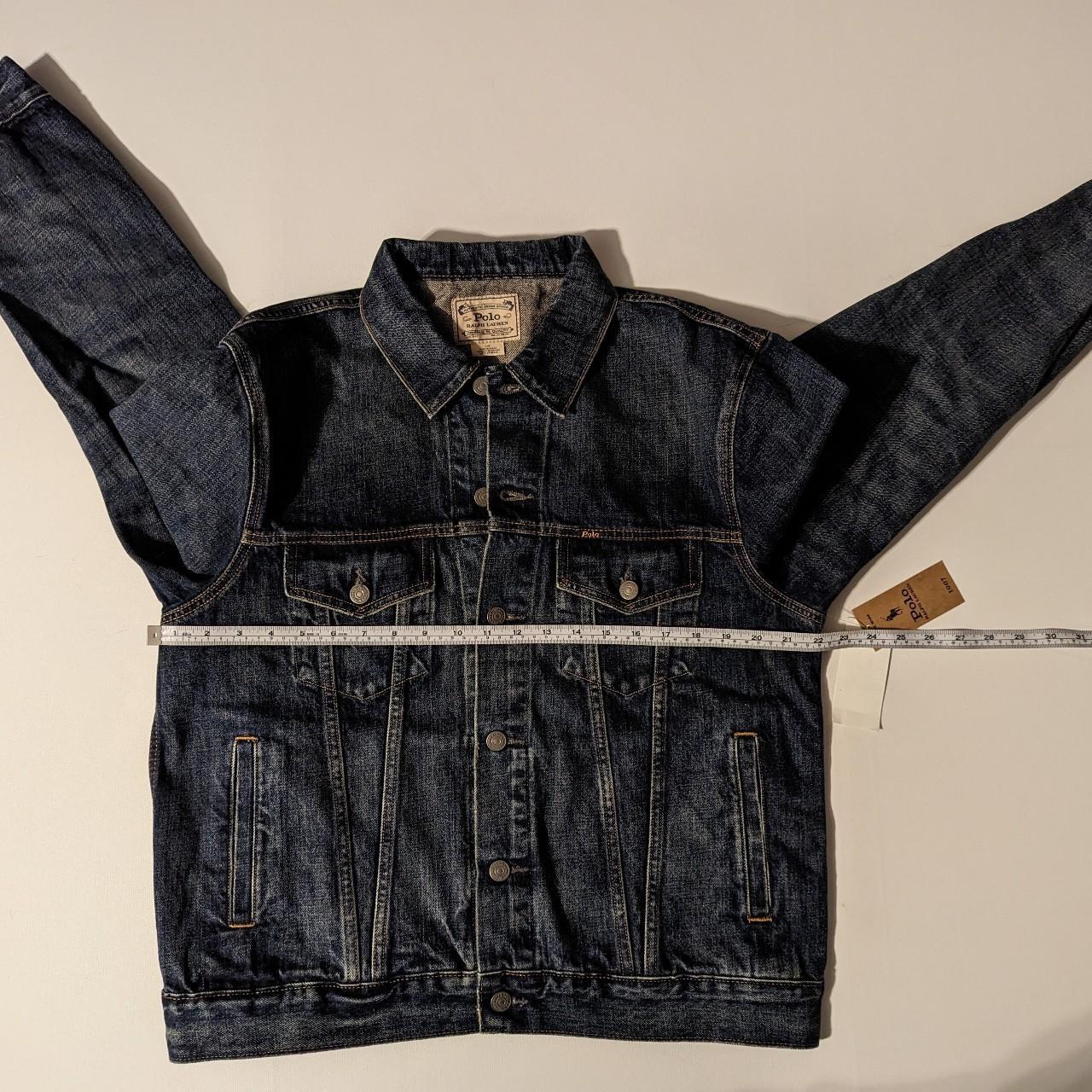 Polo ralph lauren hotsell faded denim trucker jacket