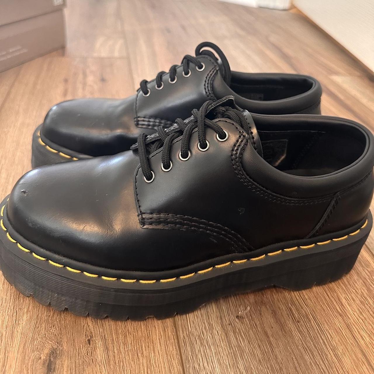 Doc Marten’s 8053 Leather Platform Casual Shoes one... - Depop