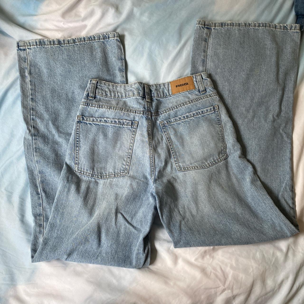 Tilly wide leg jeans Size 26 Has a little stain... - Depop