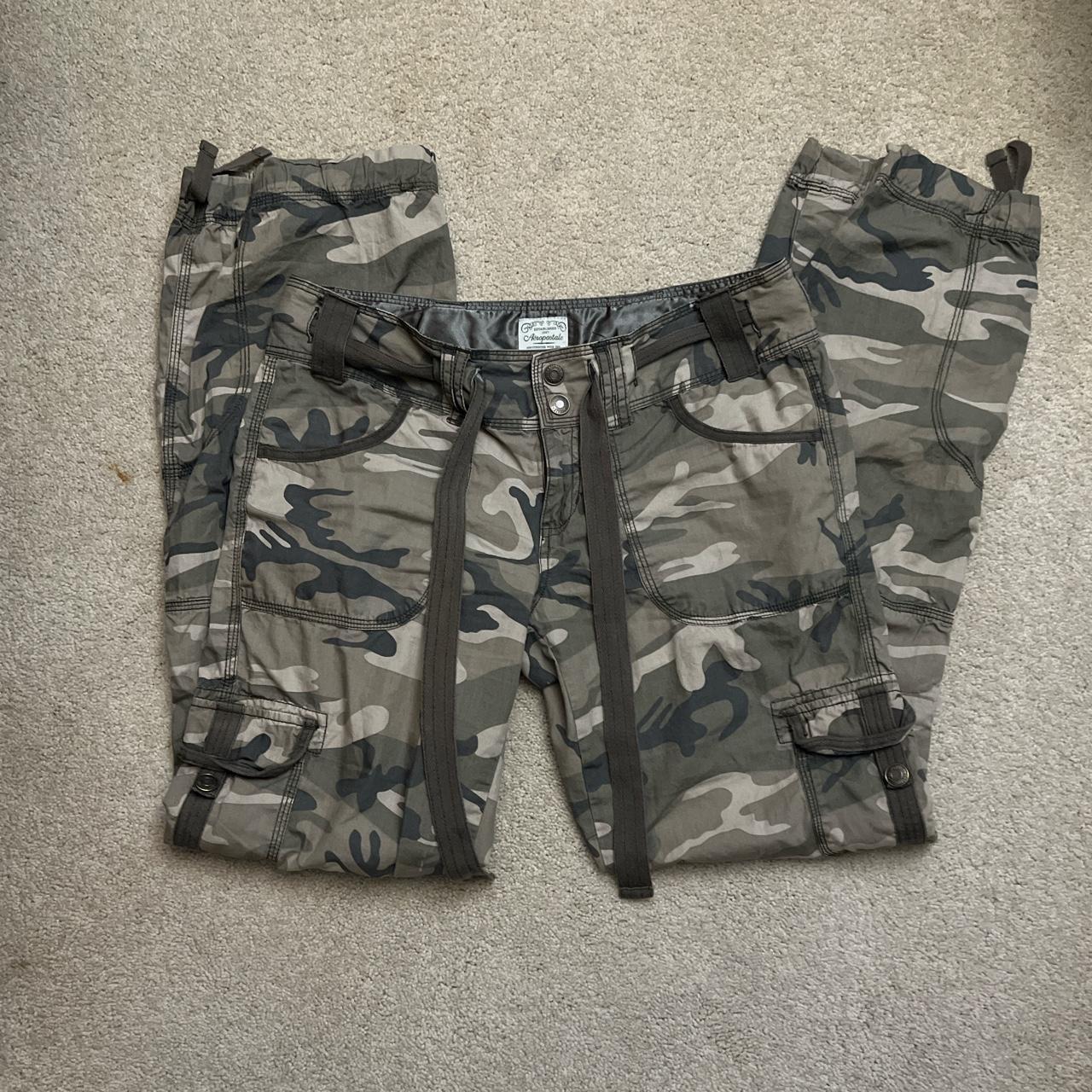 Y2K Bratz Doll vibe camo pants low rise. These are... - Depop