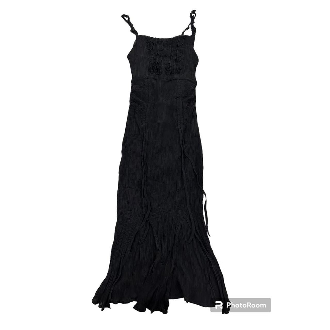 long black dress from mao ye sky size small... - Depop