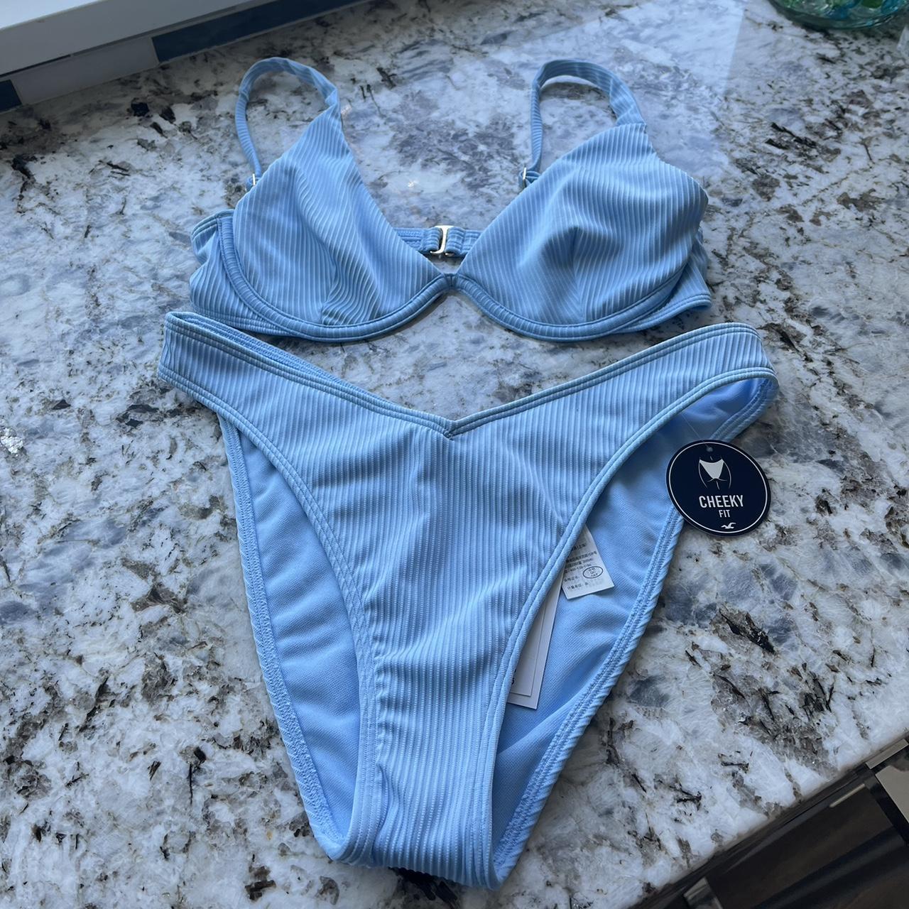 NWT Cheek Boss Blue Cheeky High Waist Briefs - Depop