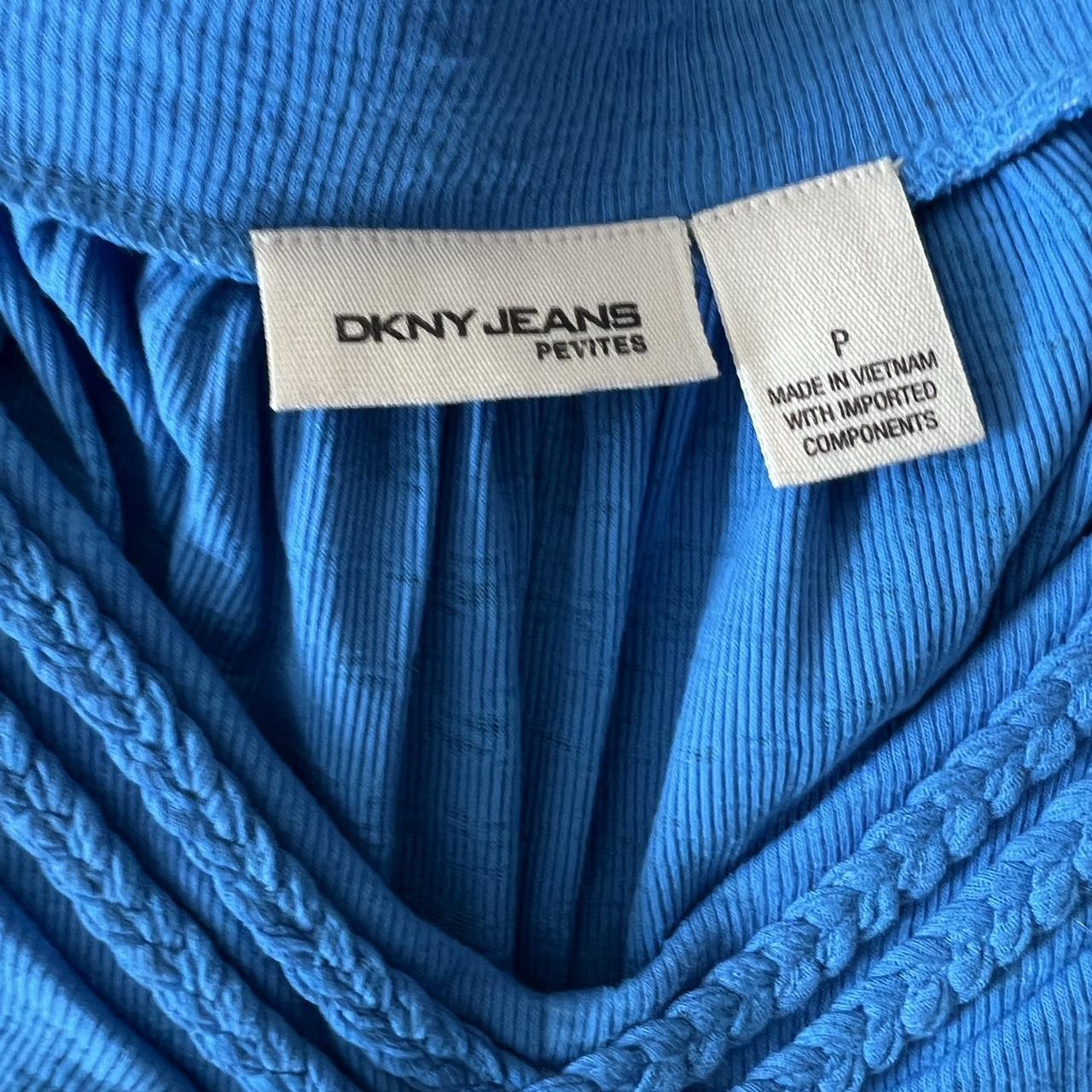 DKNY Women's Blue Shirt | Depop