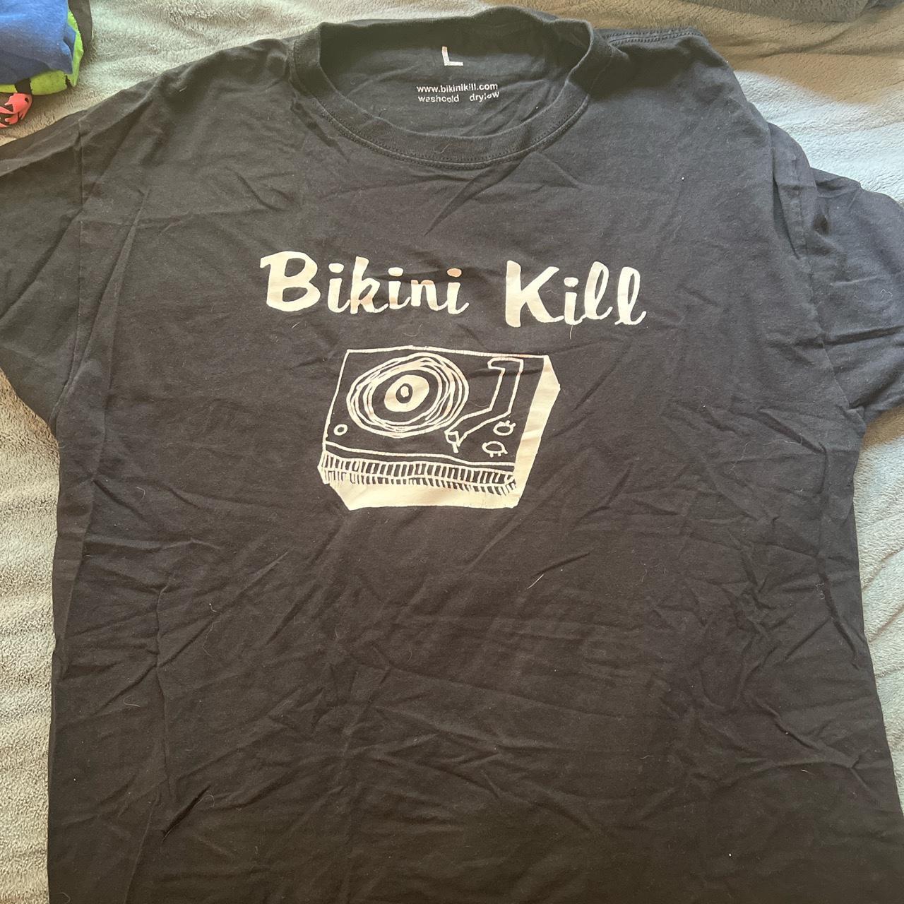 Official Bikini Kill t-shirt Size large, print shows… - Depop