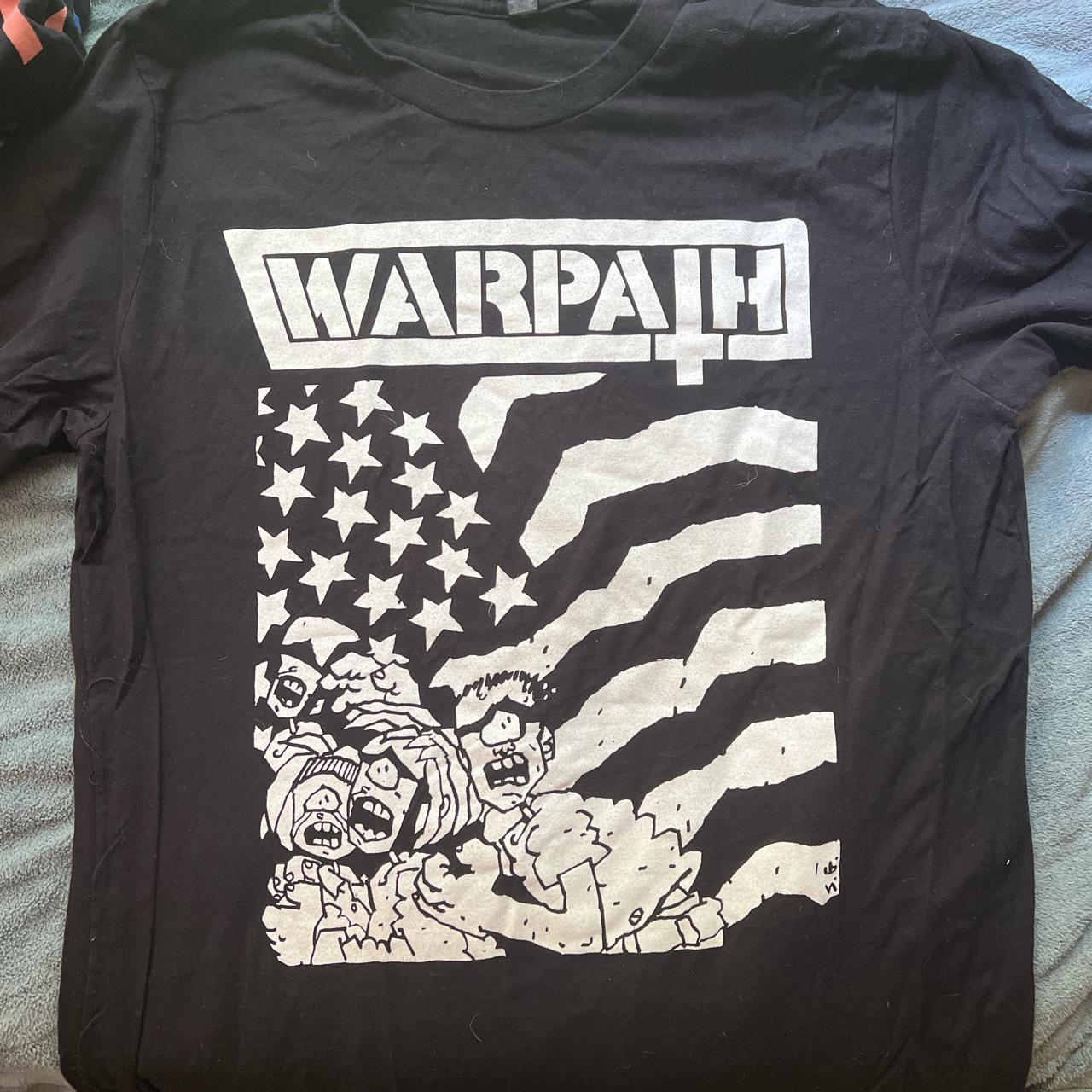 Warpath hardcore band tshirt Rarely worn, size… - Depop