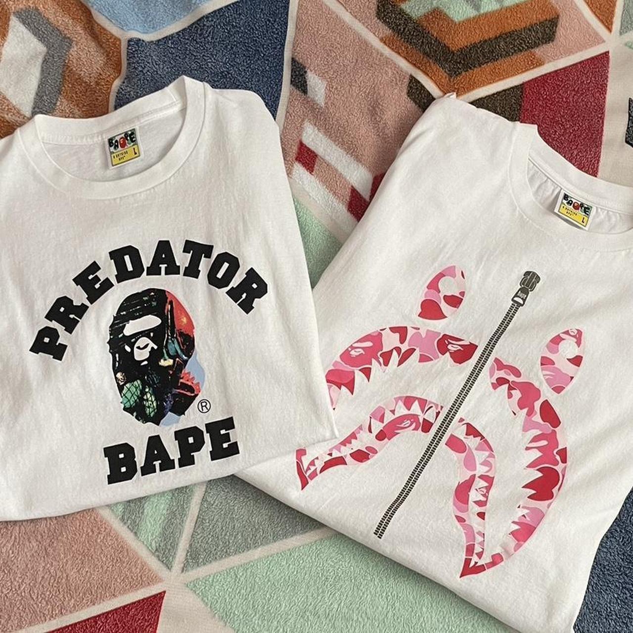 2 bape t shirts Perfect Condition Authentic Depop