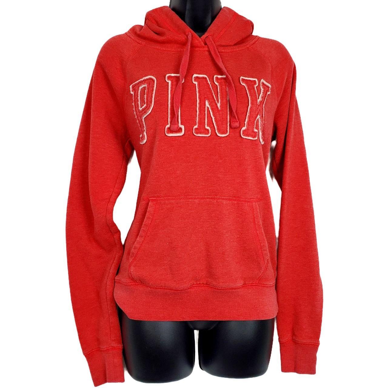 Victoria secret pink red hoodie sale