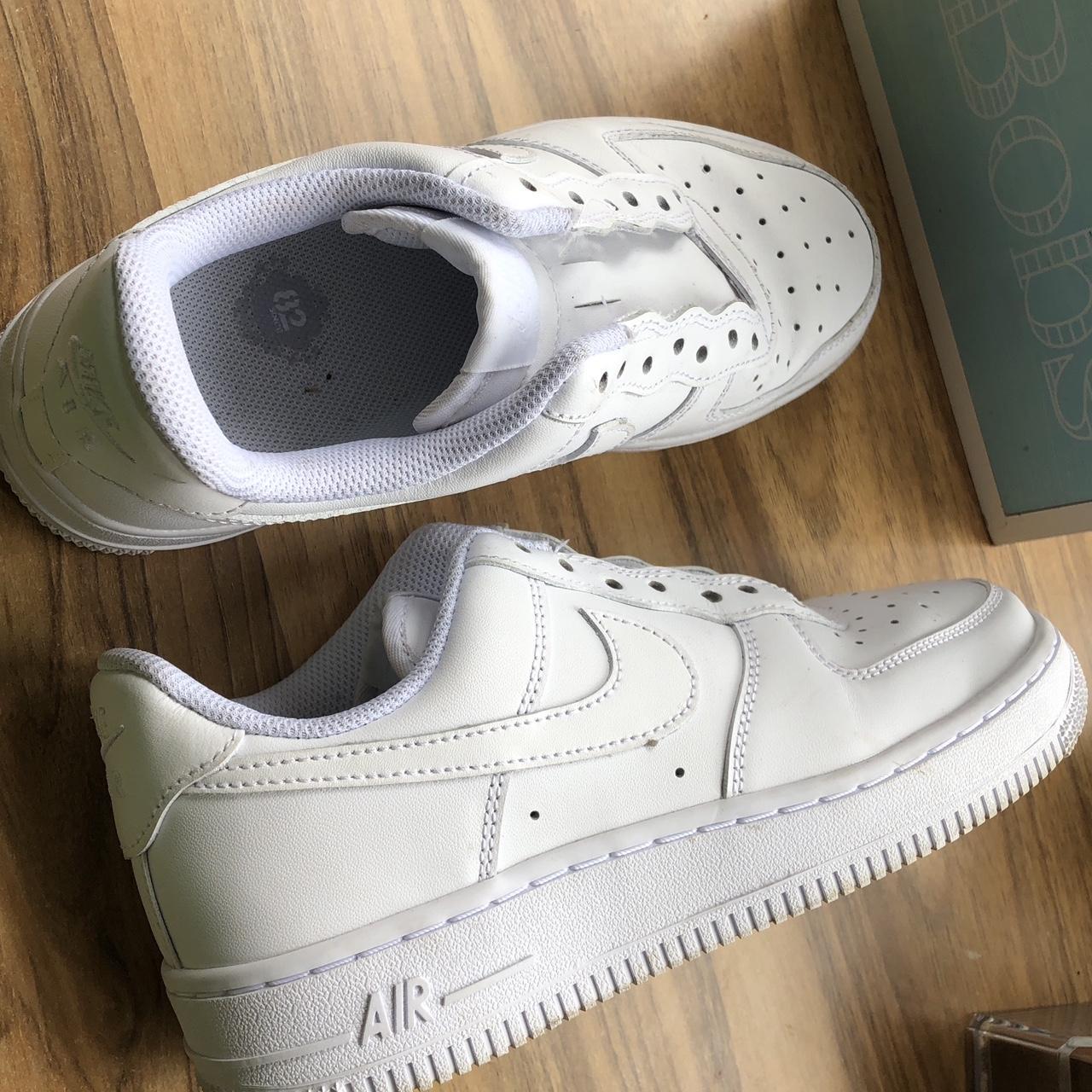 Nike Air Force 1s Size US 6 UK 3.5 Worn once. Depop