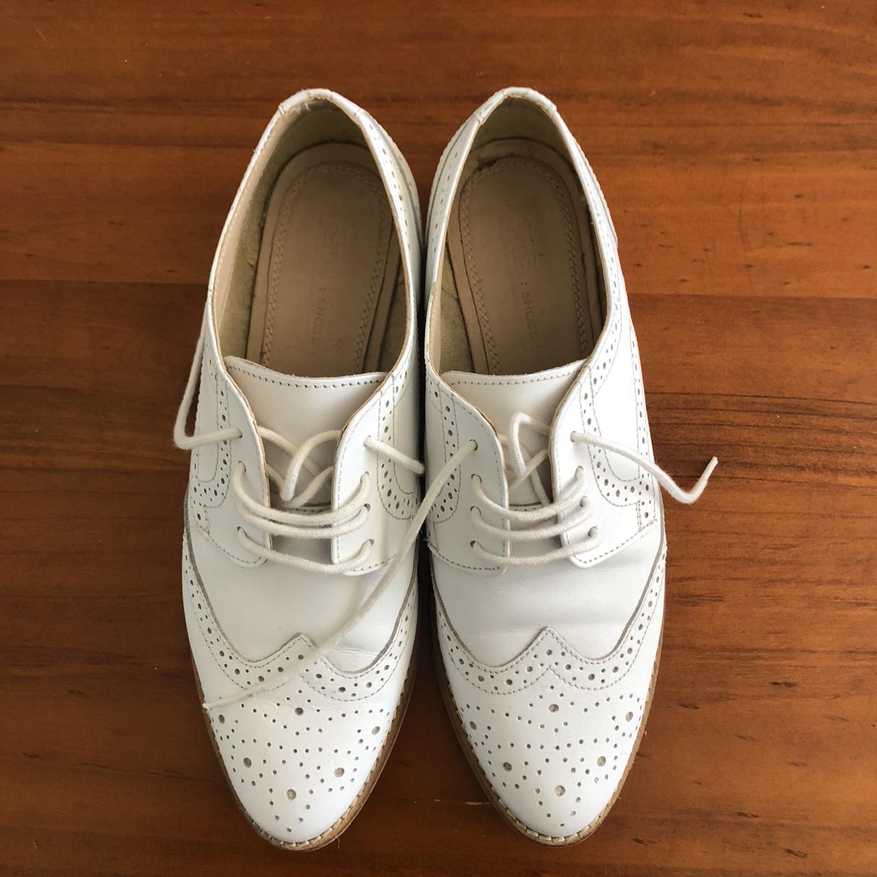 White brogues ASOS AU 9/EU 40/UK 7 - Depop