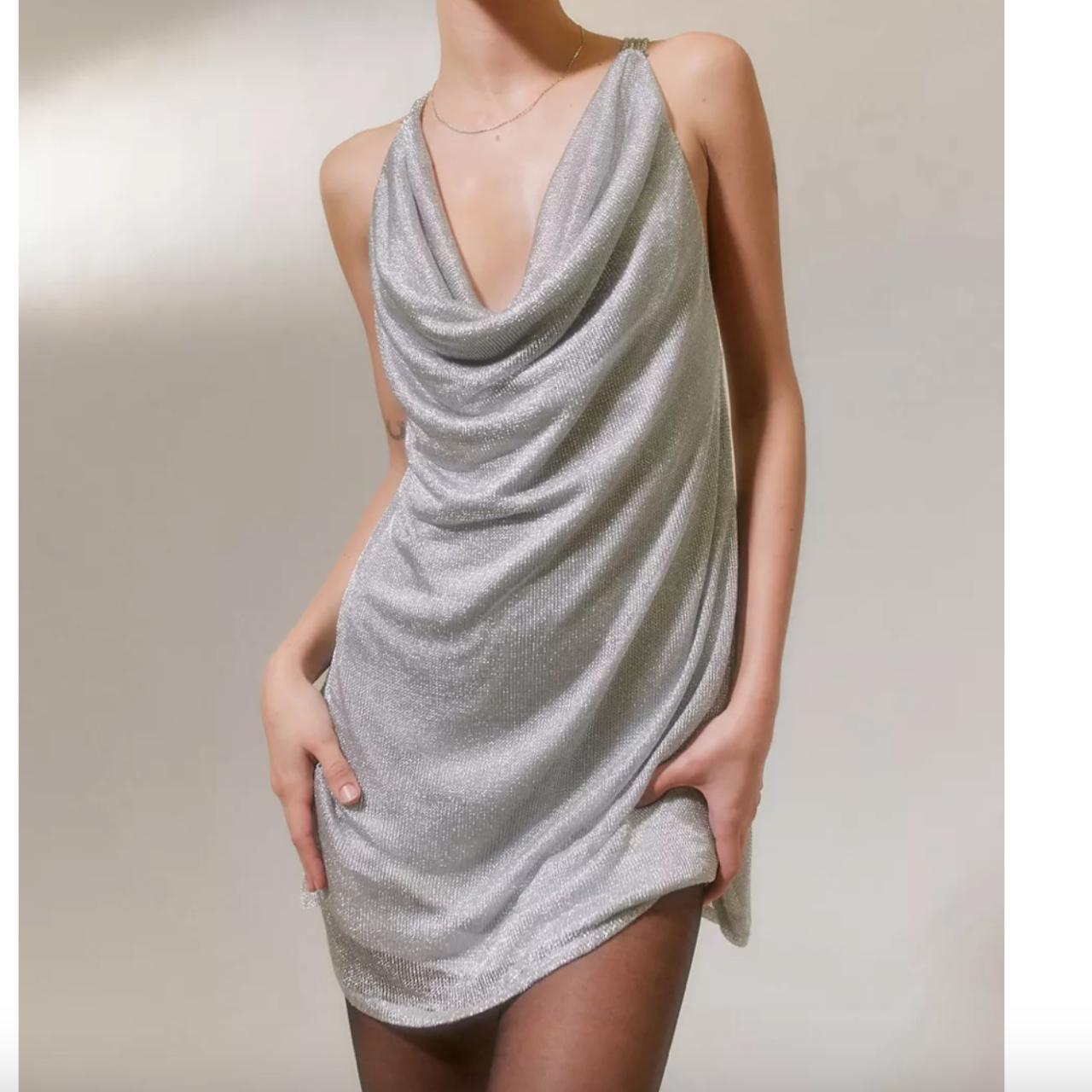 Urban outfitters hotsell silver dress