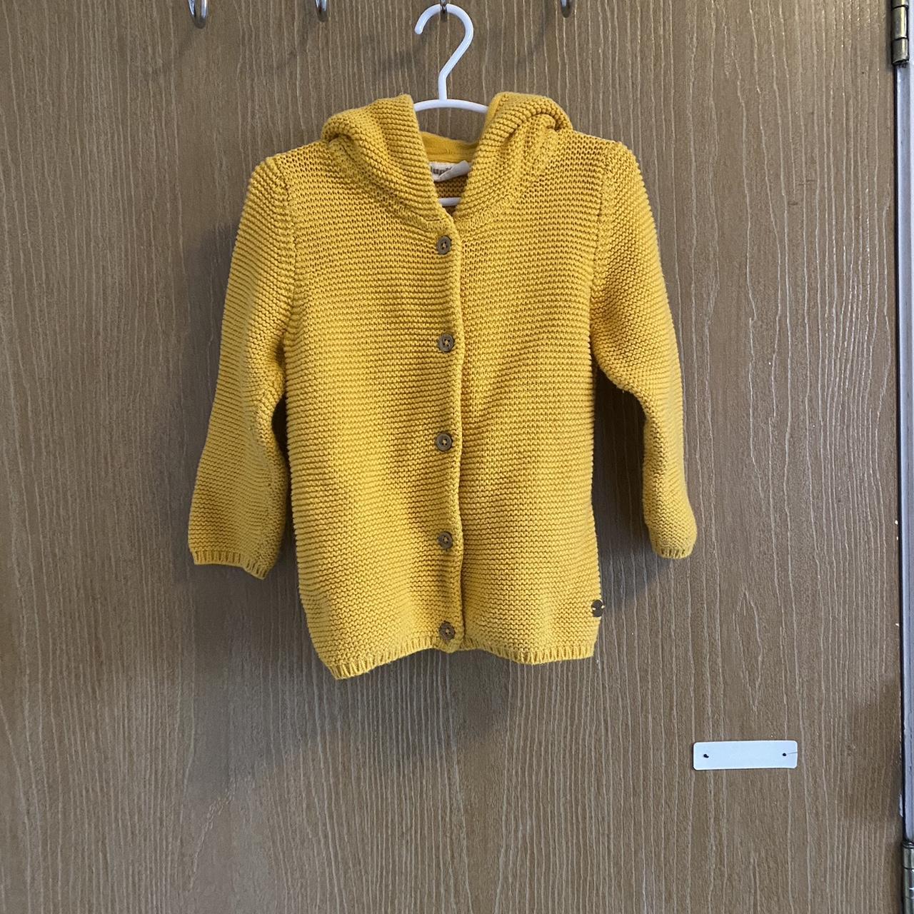 Lupilu Baby Yellow Bear Cardigan Size 18 24