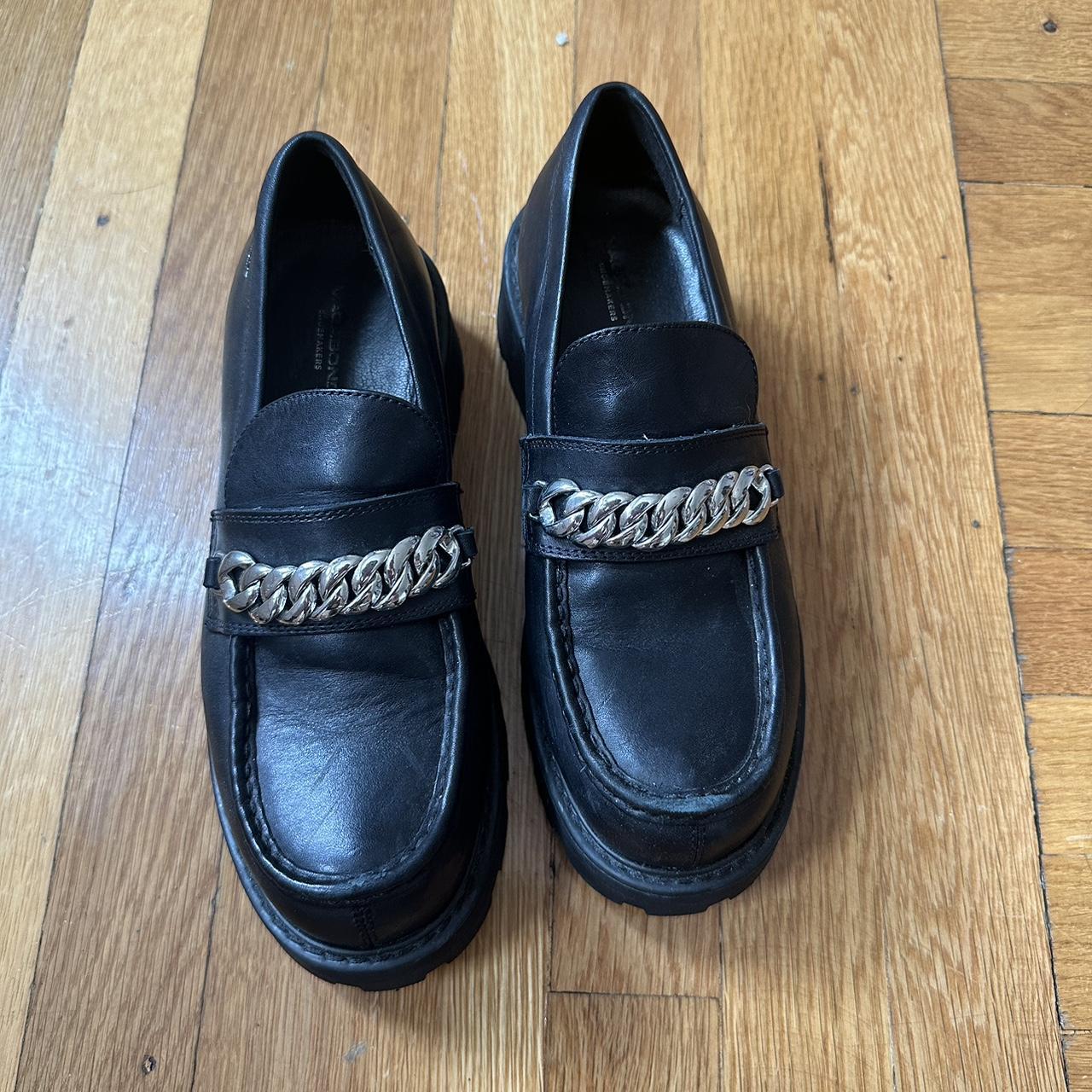 URBAN OUTFITTERS VAGABOND LOAFER WITH CHAIN DETAIL... - Depop